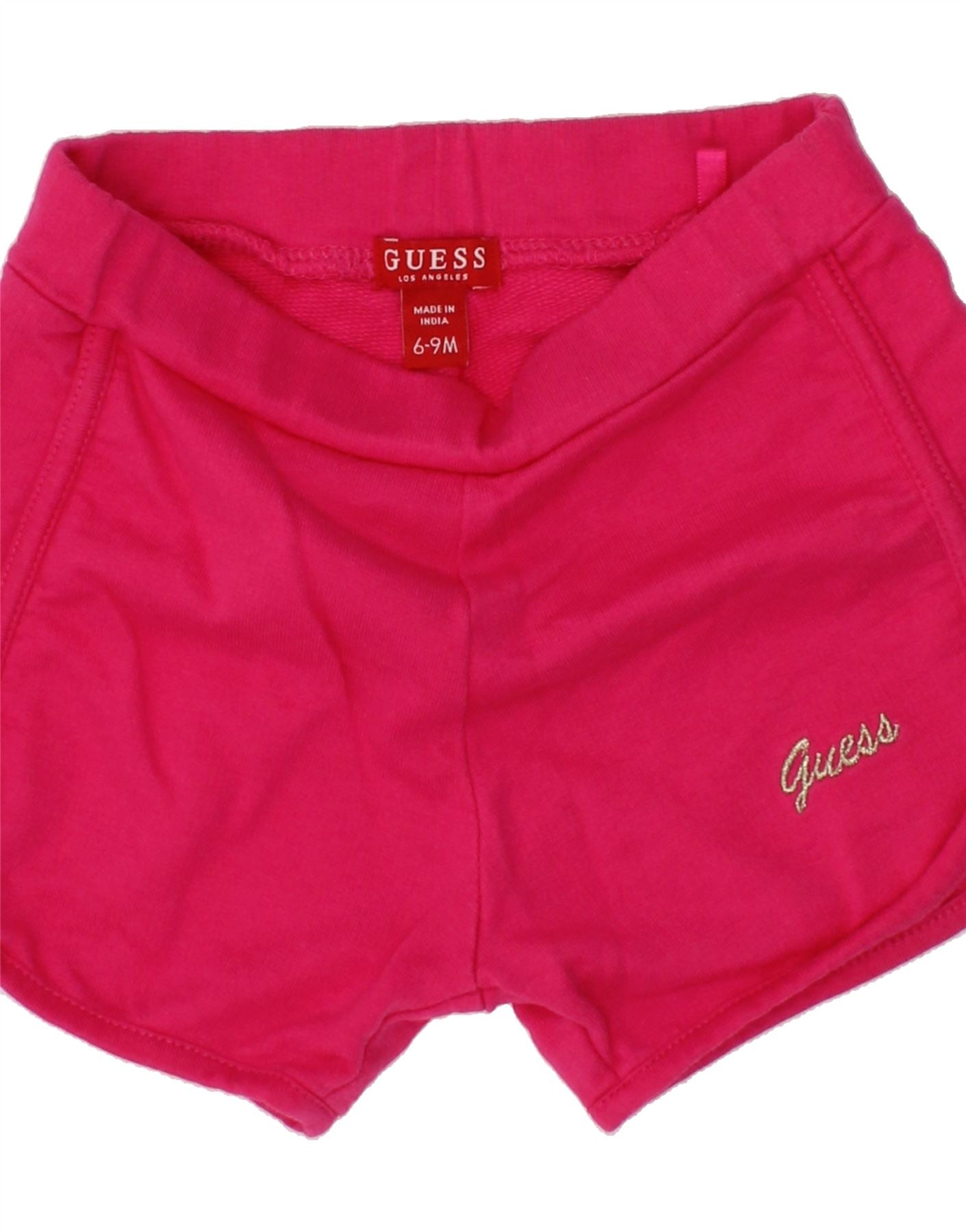 GUESS Baby Girls Shorts 6-9 Months W16 Pink Vintage Guess and Second-Hand Guess from Messina Hembry