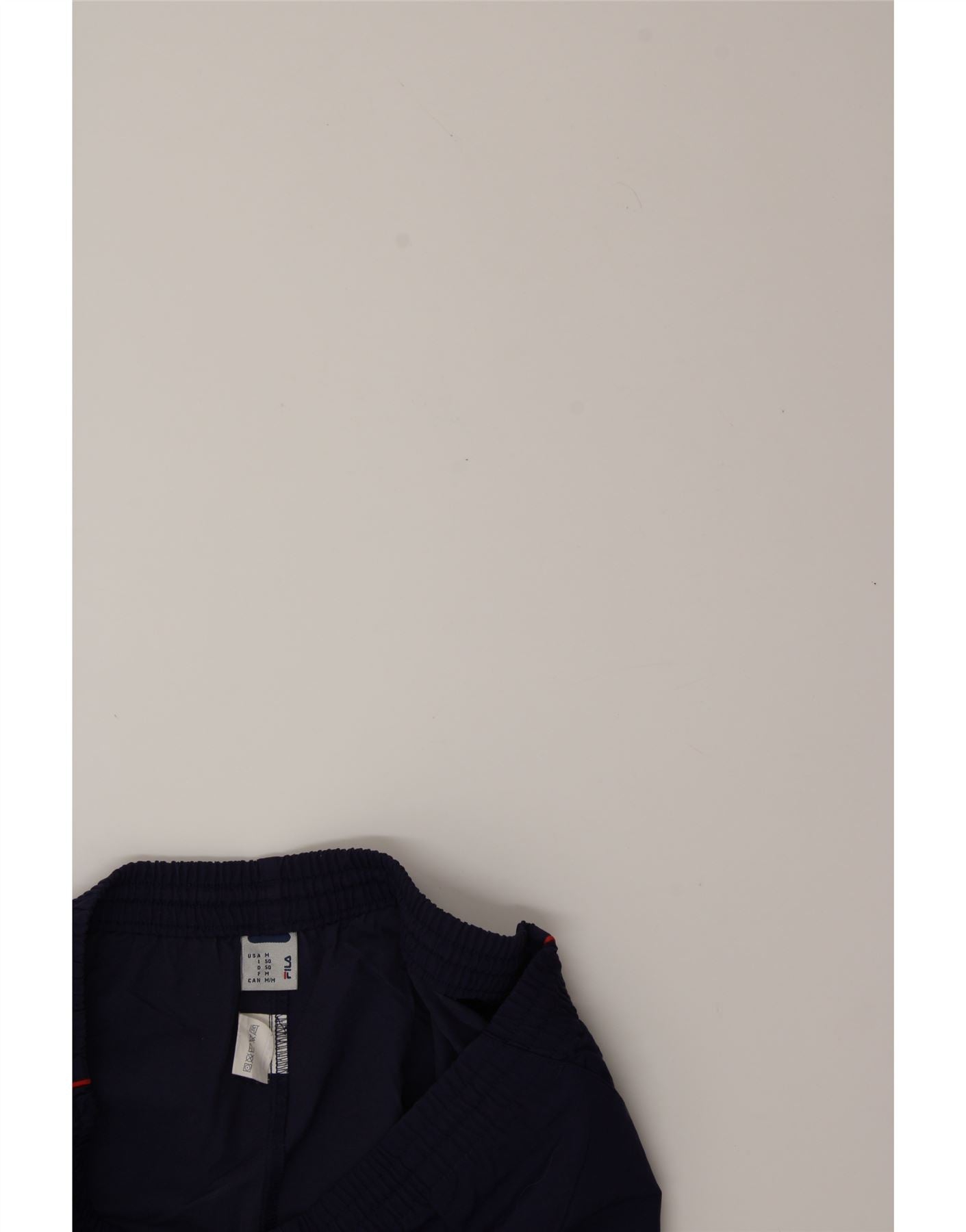 FILA Mens Sport Shorts IT 50 Large  Navy Blue Polyamide Vintage Fila and Second-Hand Fila from Messina Hembry