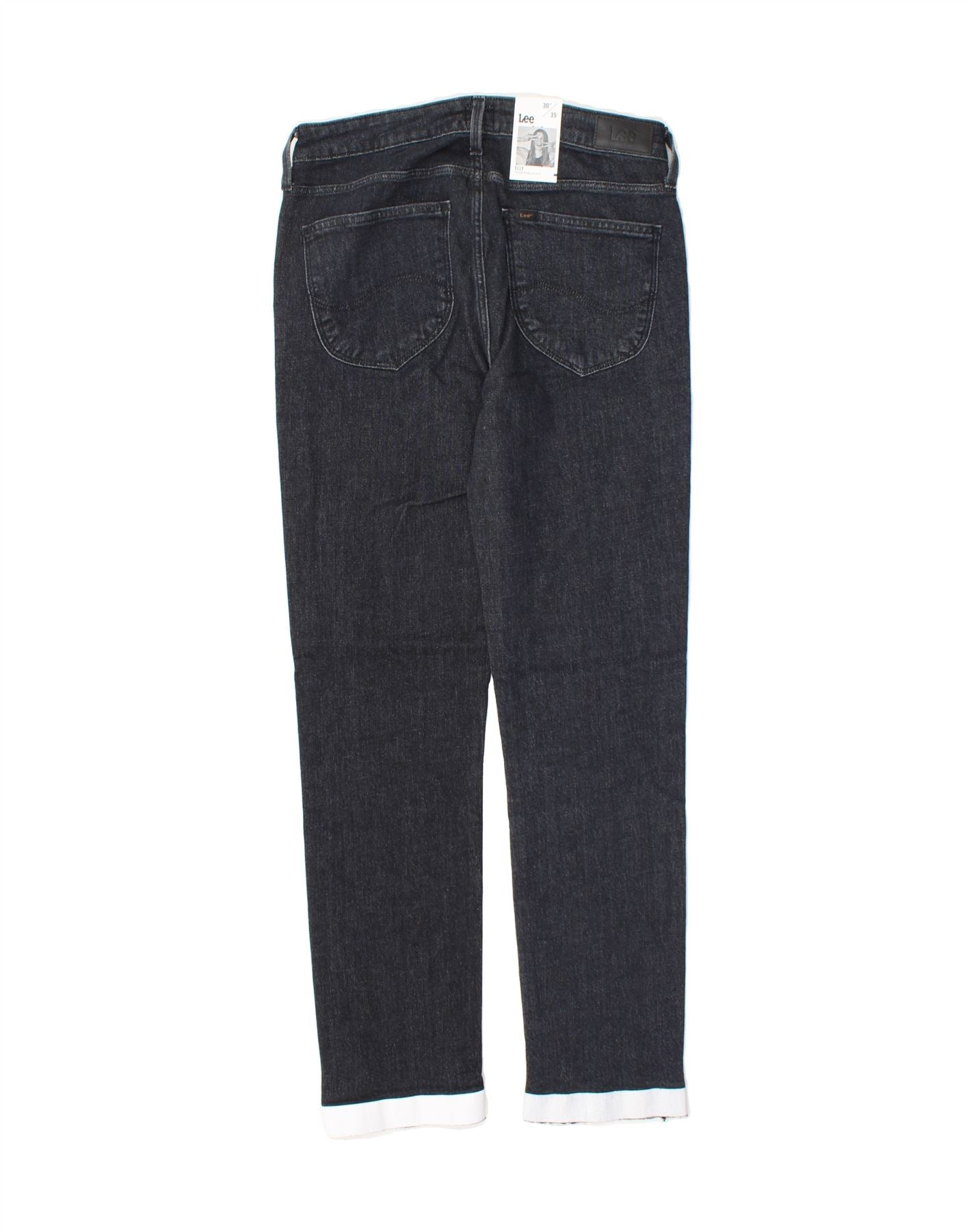 LEE Womens Elly Slim Straight Jeans W30 L35 Grey Cotton Vintage Lee and Second-Hand Lee from Messina Hembry