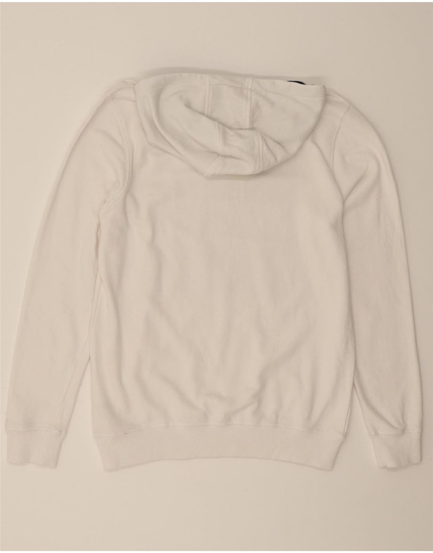 PEPE JEANS Boys Graphic Hoodie Jumper 15-16 Years Medium White Cotton Vintage PEPE Jeans and Second-Hand PEPE Jeans from Messina Hembry