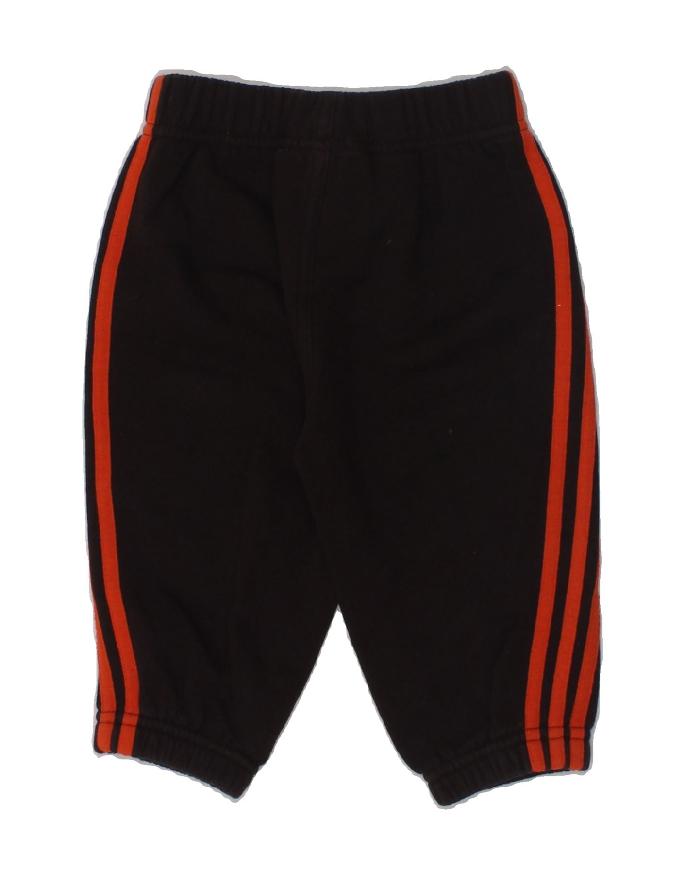 ADIDAS Baby Boys Joggers Tracksuit Trousers 3-6 Months Brown Cotton | Vintage Adidas | Thrift | Second-Hand Adidas | Used Clothing | Messina Hembry