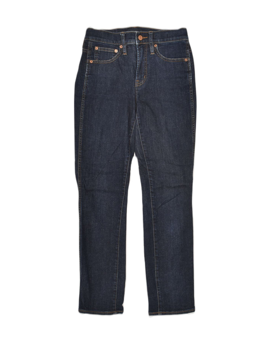 J. CREW Womens Slim Jeans W25 L27 Navy Blue Cotton, Vintage & Second-Hand  Clothing Online