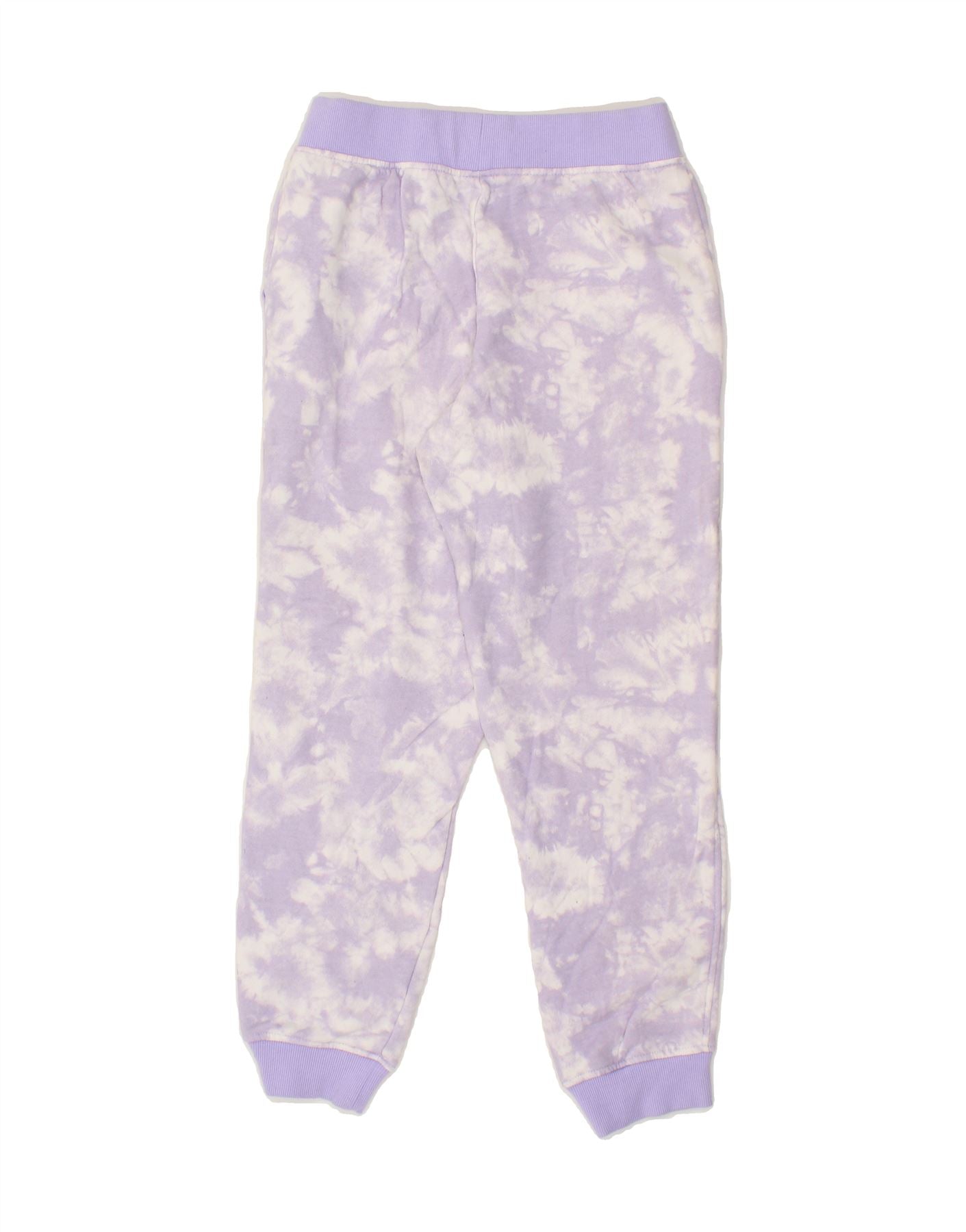 CHAMPION Girls Tracksuit Trousers Joggers 11-12 Years Large Purple Tie Dye Vintage Champion and Second-Hand Champion from Messina Hembry