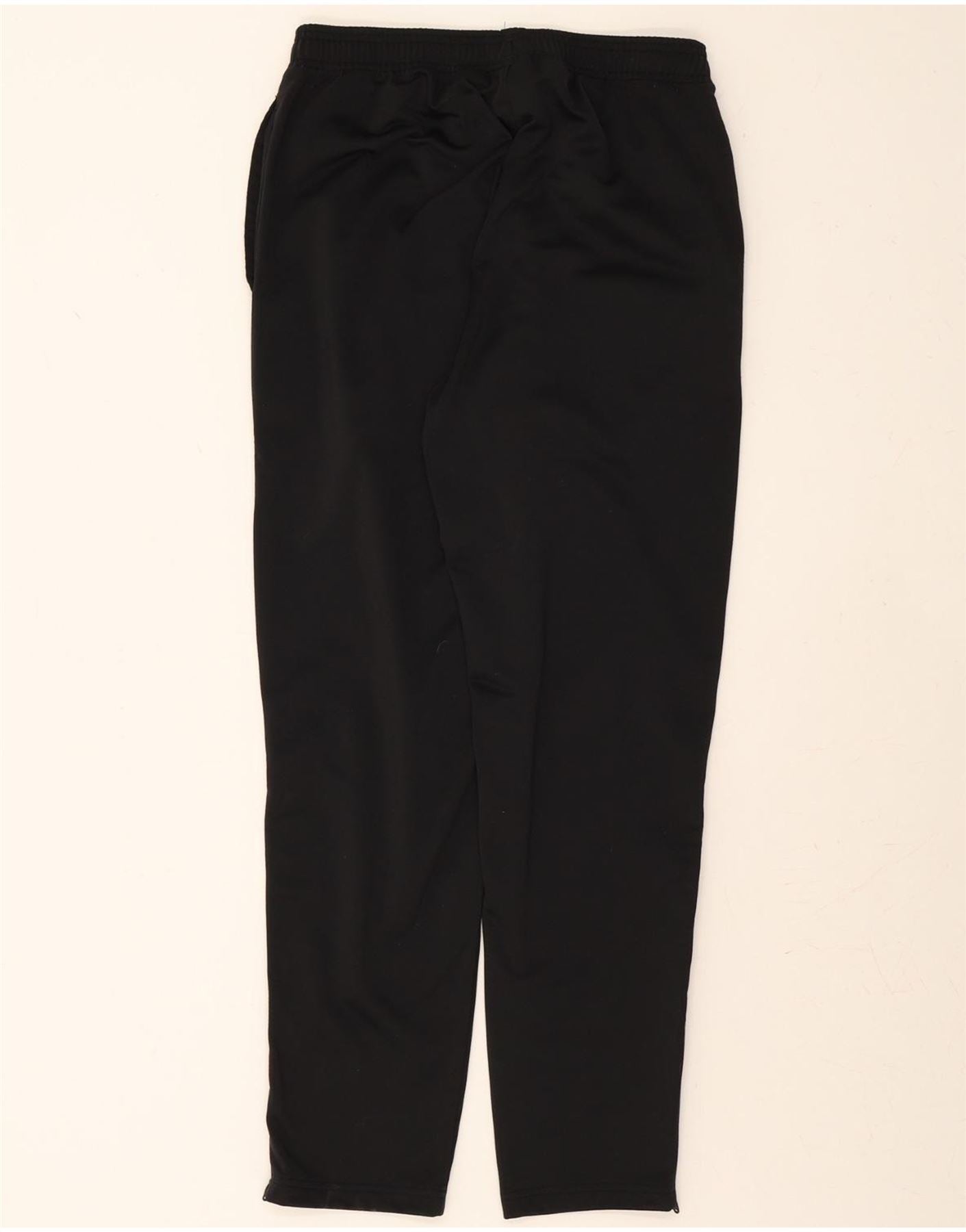 ADIDAS Mens Tracksuit Trousers Medium Black Polyester Vintage Adidas and Second-Hand Adidas from Messina Hembry