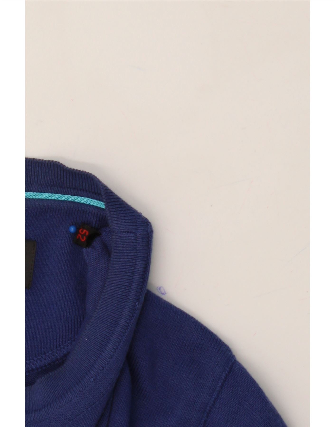 AUSTRALIAN L'ALPINA Mens Crew Neck Jumper Sweater IT 52 Large Blue Cotton Vintage AUSTRALIAN L'ALPINA and Second-Hand AUSTRALIAN L'ALPINA from Messina Hembry