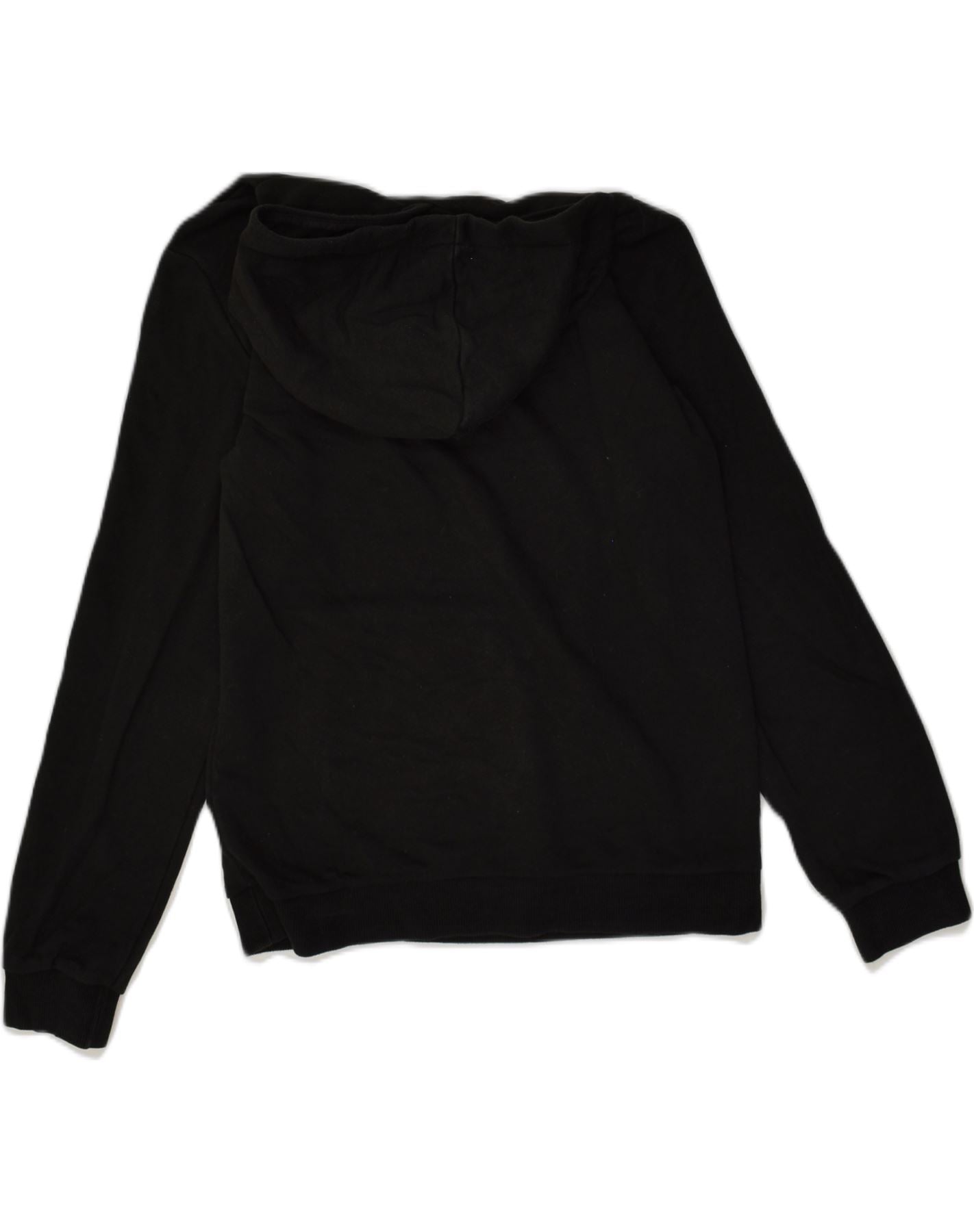 PUMA Boys Hoodie Jumper 13-14 Years Black Cotton | Vintage Puma | Thrift | Second-Hand Puma | Used Clothing | Messina Hembry