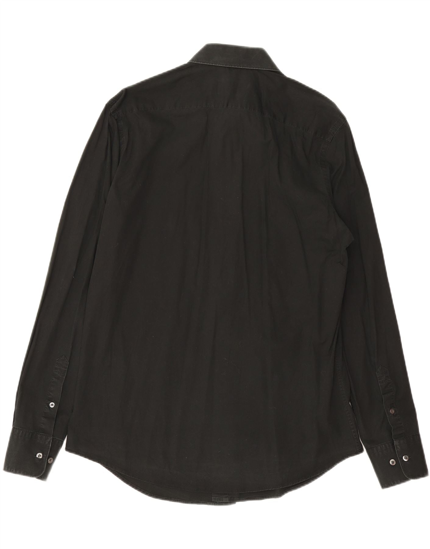 LACOSTE Mens Shirt Size 41 Medium Black Cotton Vintage Lacoste and Second-Hand Lacoste from Messina Hembry