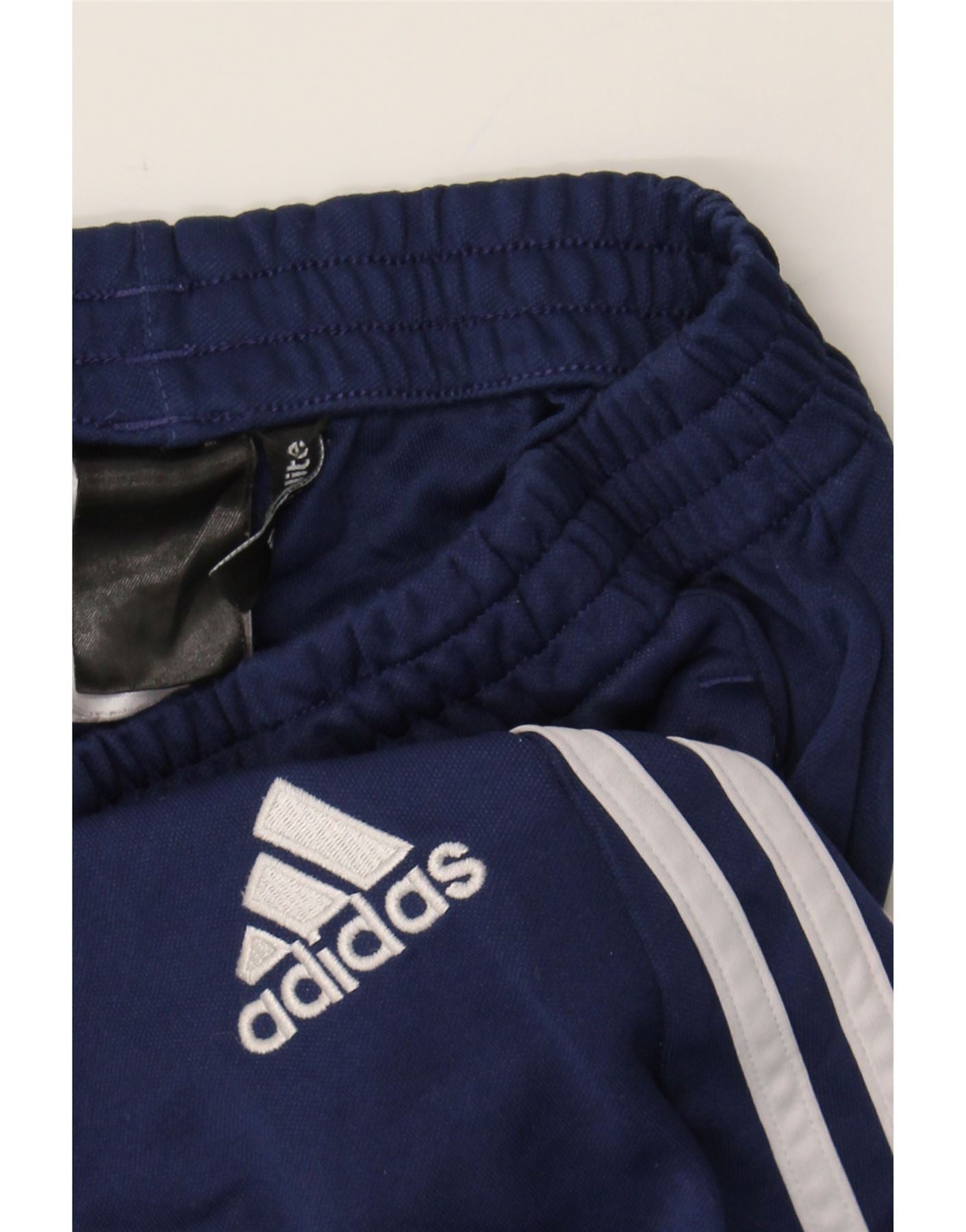 ADIDAS Mens Climalite Tracksuit Trousers Medium  Navy Blue Polyester Vintage Adidas and Second-Hand Adidas from Messina Hembry