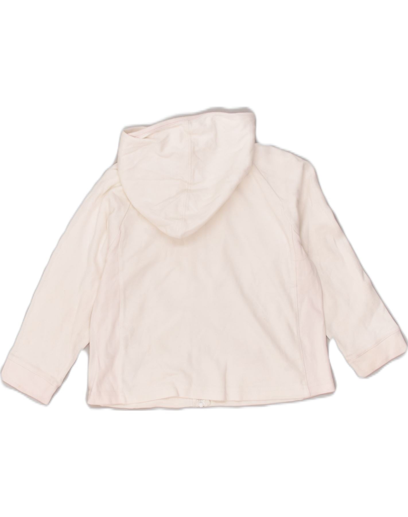 PUMA Girls Zip Hoodie Sweater 3-4 Years White Cotton | Vintage Puma | Thrift | Second-Hand Puma | Used Clothing | Messina Hembry