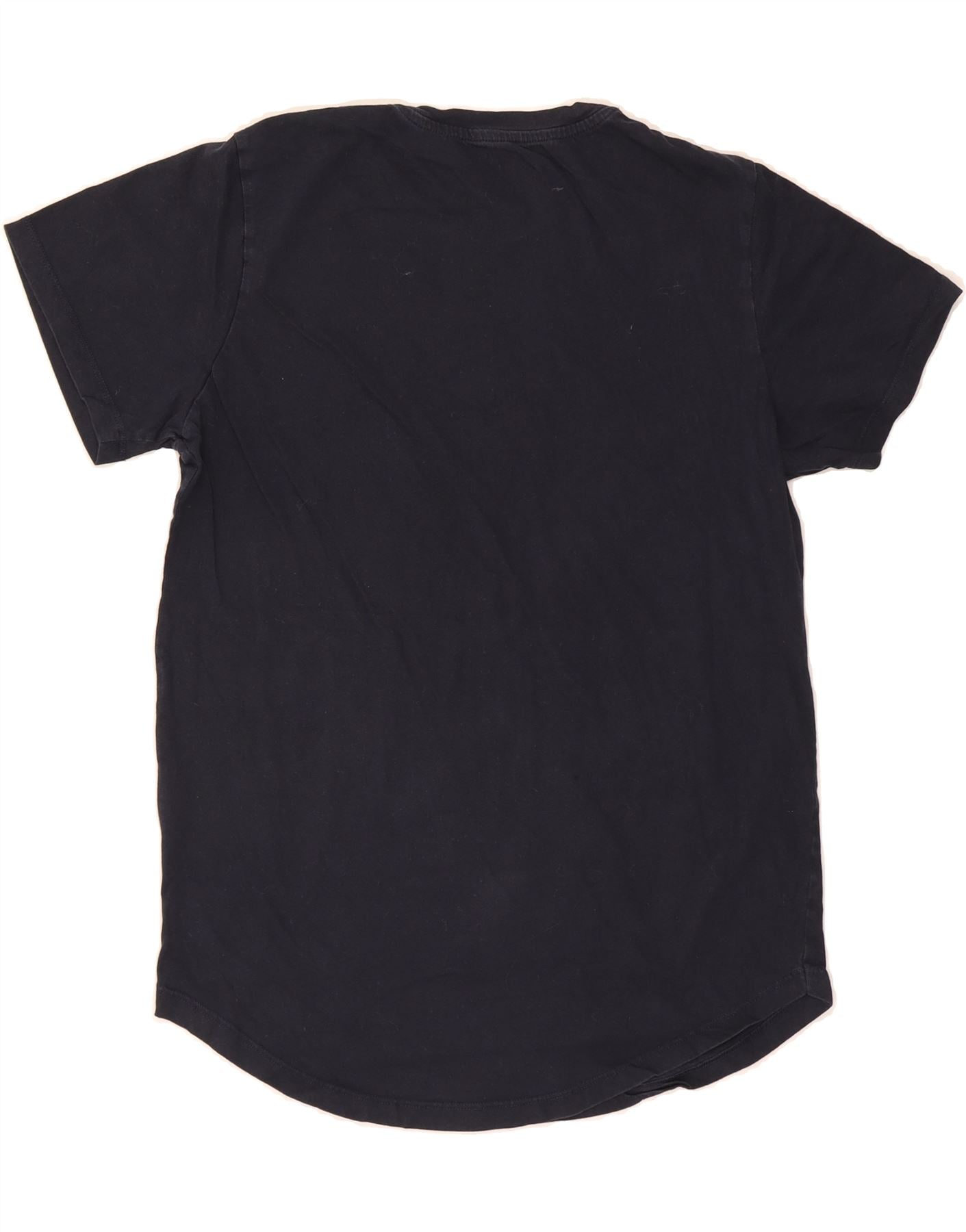 JACK & JONES Mens T-Shirt Top Medium Navy Blue Cotton Vintage Jack & Jones and Second-Hand Jack & Jones from Messina Hembry
