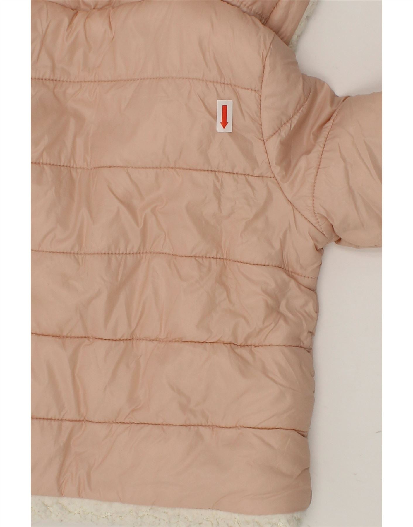 MICHAEL KORS Baby Girls Hooded Padded Jacket 12-18 Months Pink Nylon Vintage Michael Kors and Second-Hand Michael Kors from Messina Hembry