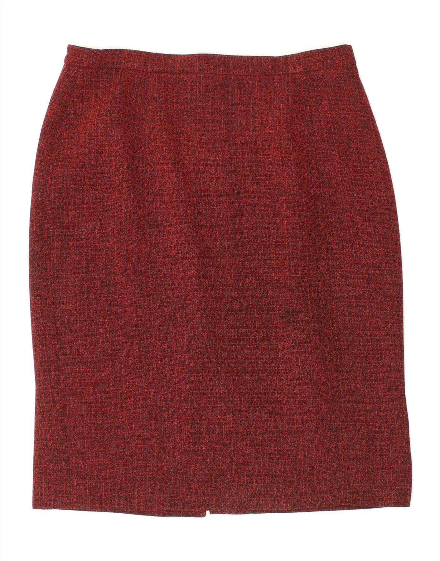 EASTEX Womens Pencil Skirt UK 14 Large W32  Red Polyester Vintage Eastex and Second-Hand Eastex from Messina Hembry