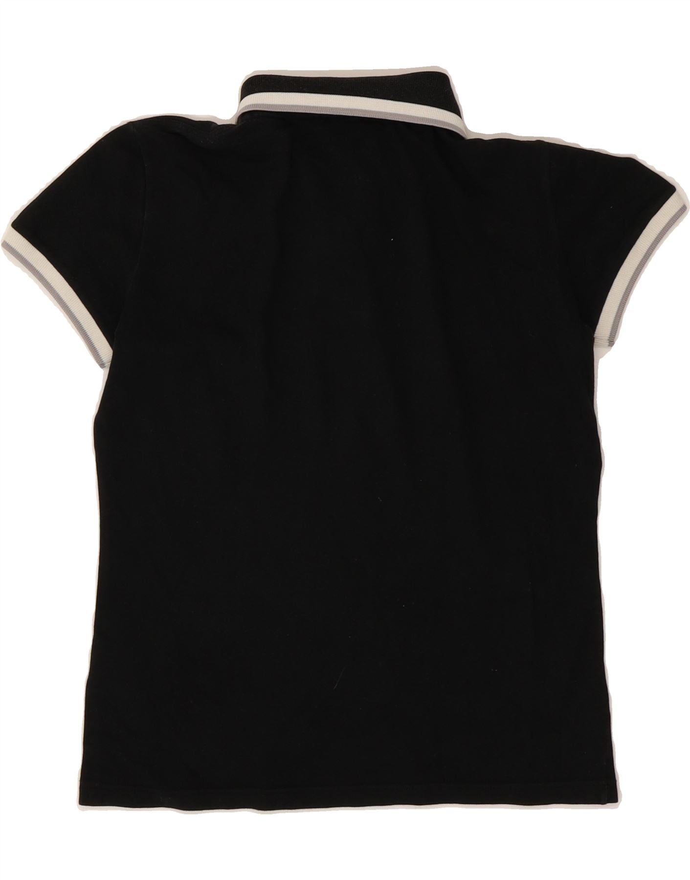 FRED PERRY Girls Polo Shirt 13-14 Years Large Black Cotton Vintage Fred Perry and Second-Hand Fred Perry from Messina Hembry