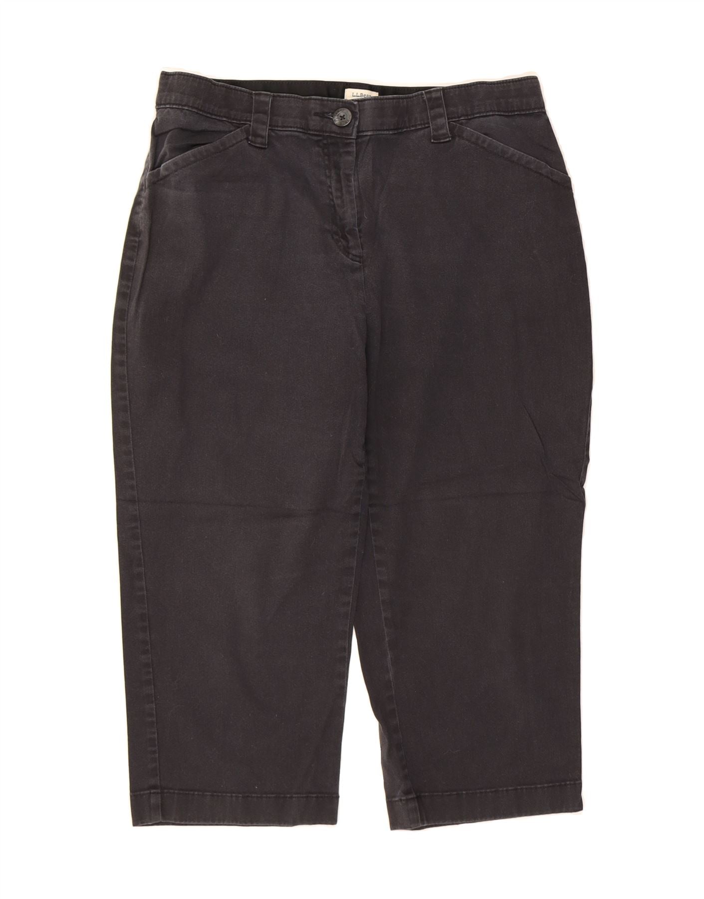 Womens Classic Fit Straight Capri Trousers US 14 XL W33 L20 Vintage L.L.Bean and Second-Hand L.L.Bean from Messina Hembry