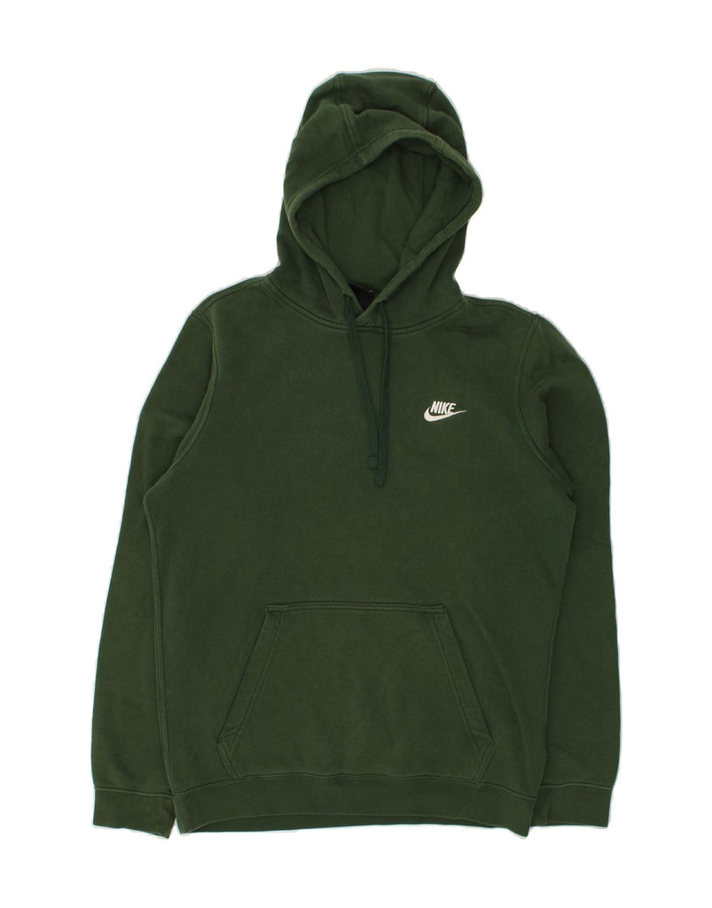 NIKE Mens Hoodie Jumper Small Green Cotton | Vintage Nike | Thrift | Second-Hand Nike | Used Clothing | Messina Hembry 