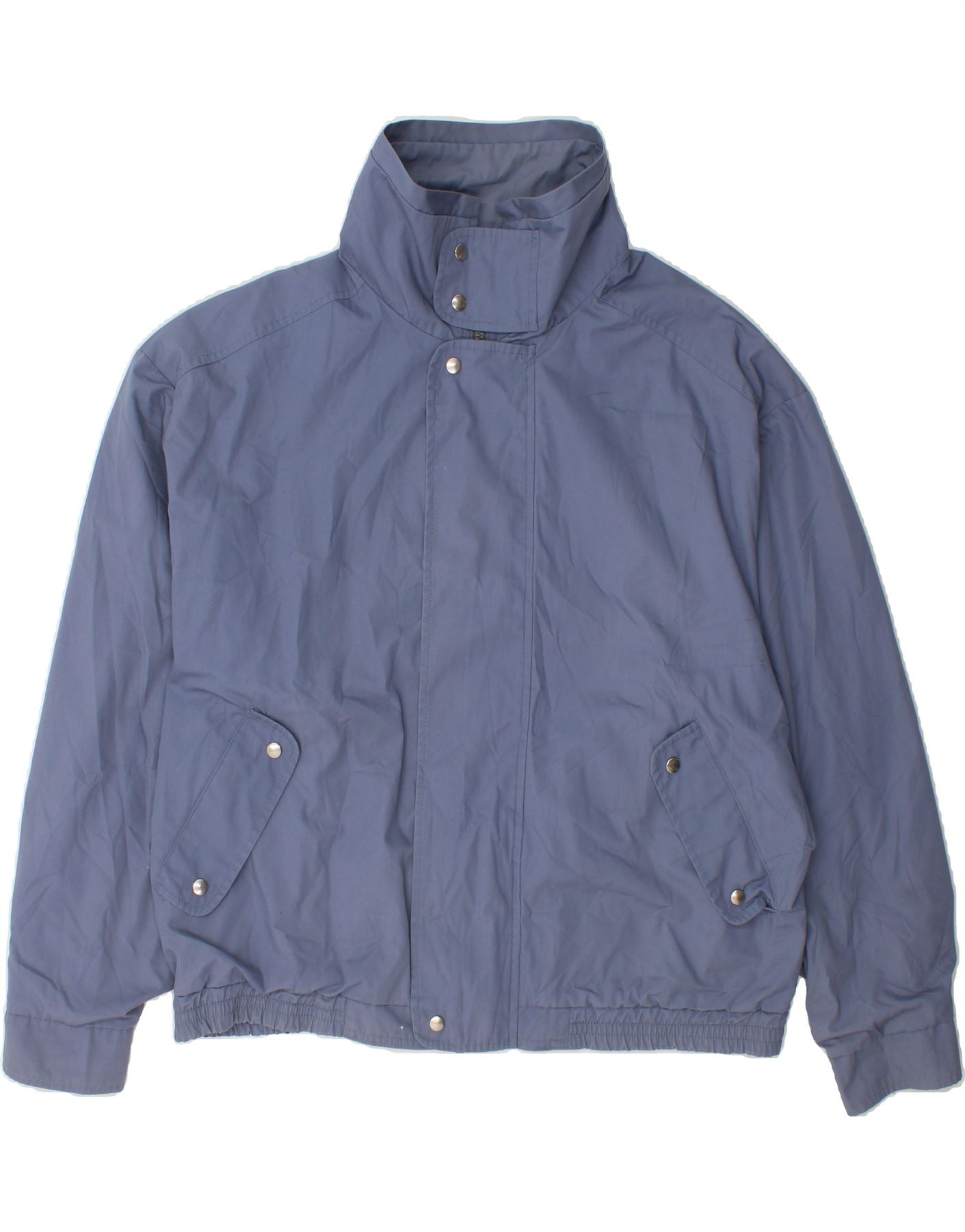 VINTAGE Mens Bomber Jacket UK 42 XL Blue Vintage Vintage and Second-Hand Vintage from Messina Hembry