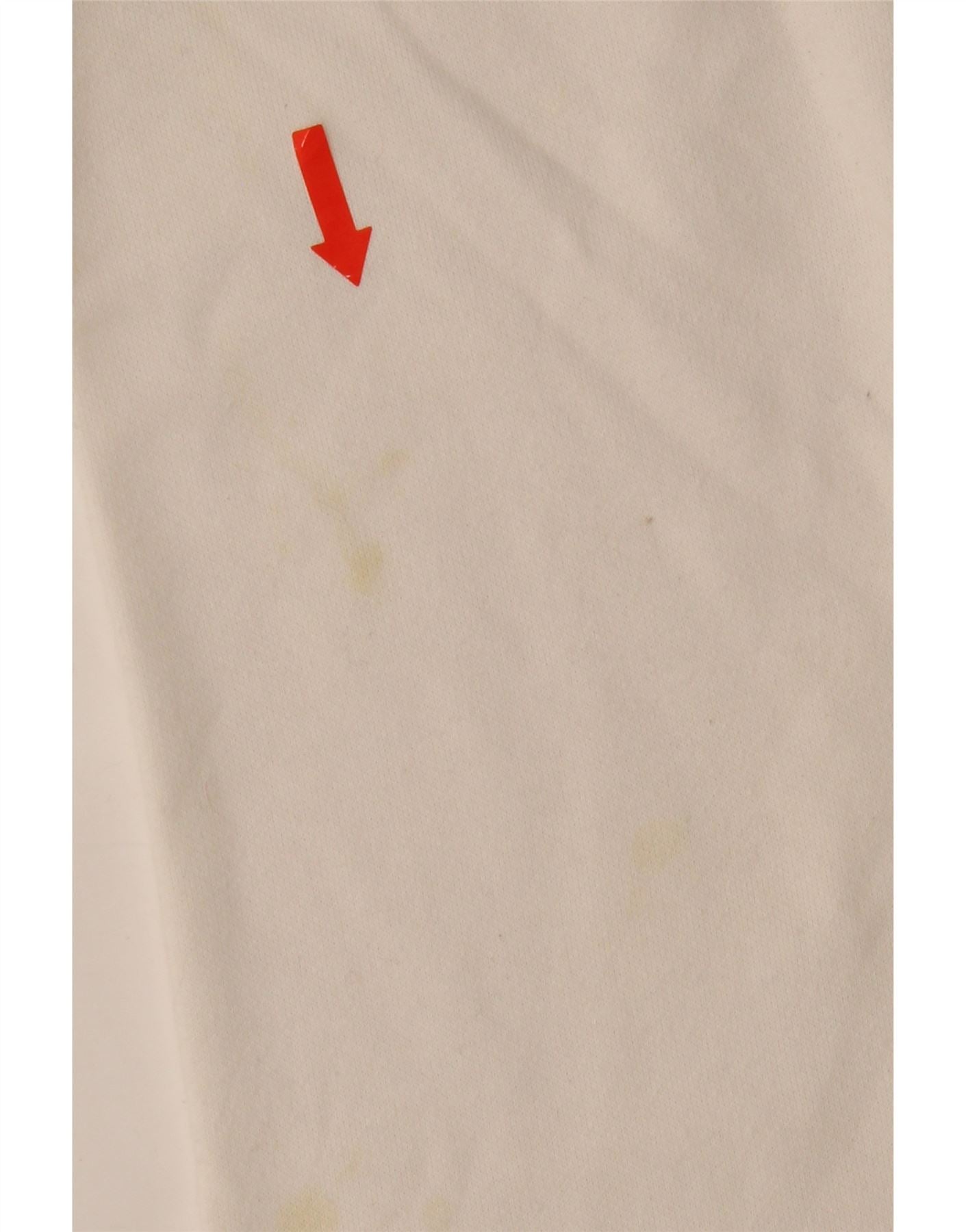 NIKE Womens Crew Neck Jumper Sweater UK 8/10 Small Off White Colourblock Vintage Nike and Second-Hand Nike from Messina Hembry