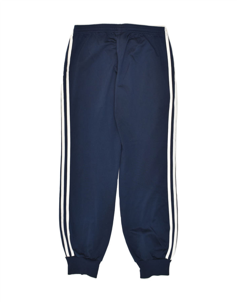 ADIDAS Womens Tracksuit Trousers Joggers UK 4/6 XS Navy Blue Polyester | Vintage Adidas | Thrift | Second-Hand Adidas | Used Clothing | Messina Hembry 
