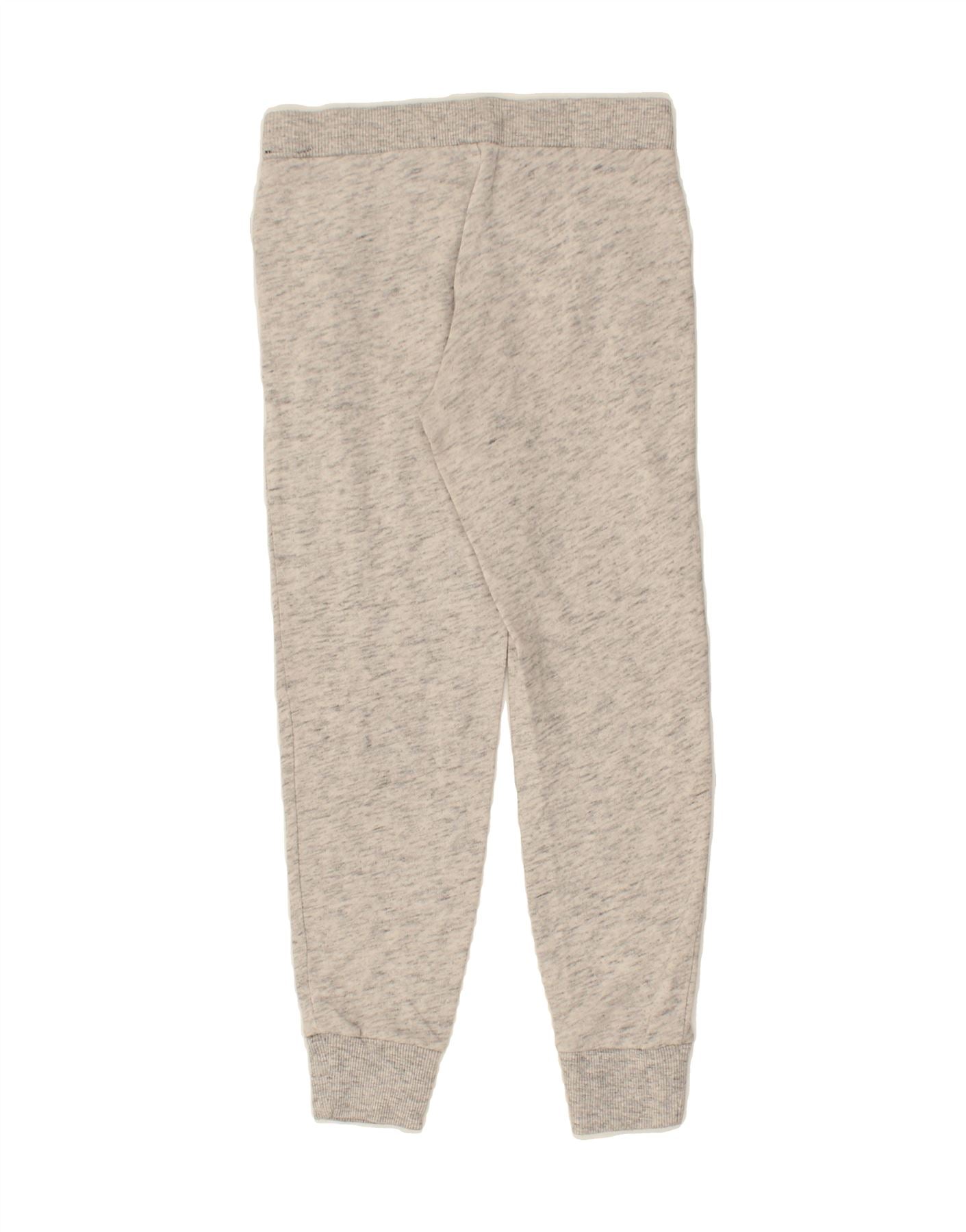 HOLLISTER Womens Graphic Tracksuit Trousers Joggers UK 6 XS Grey Cotton Vintage Hollister and Second-Hand Hollister from Messina Hembry
