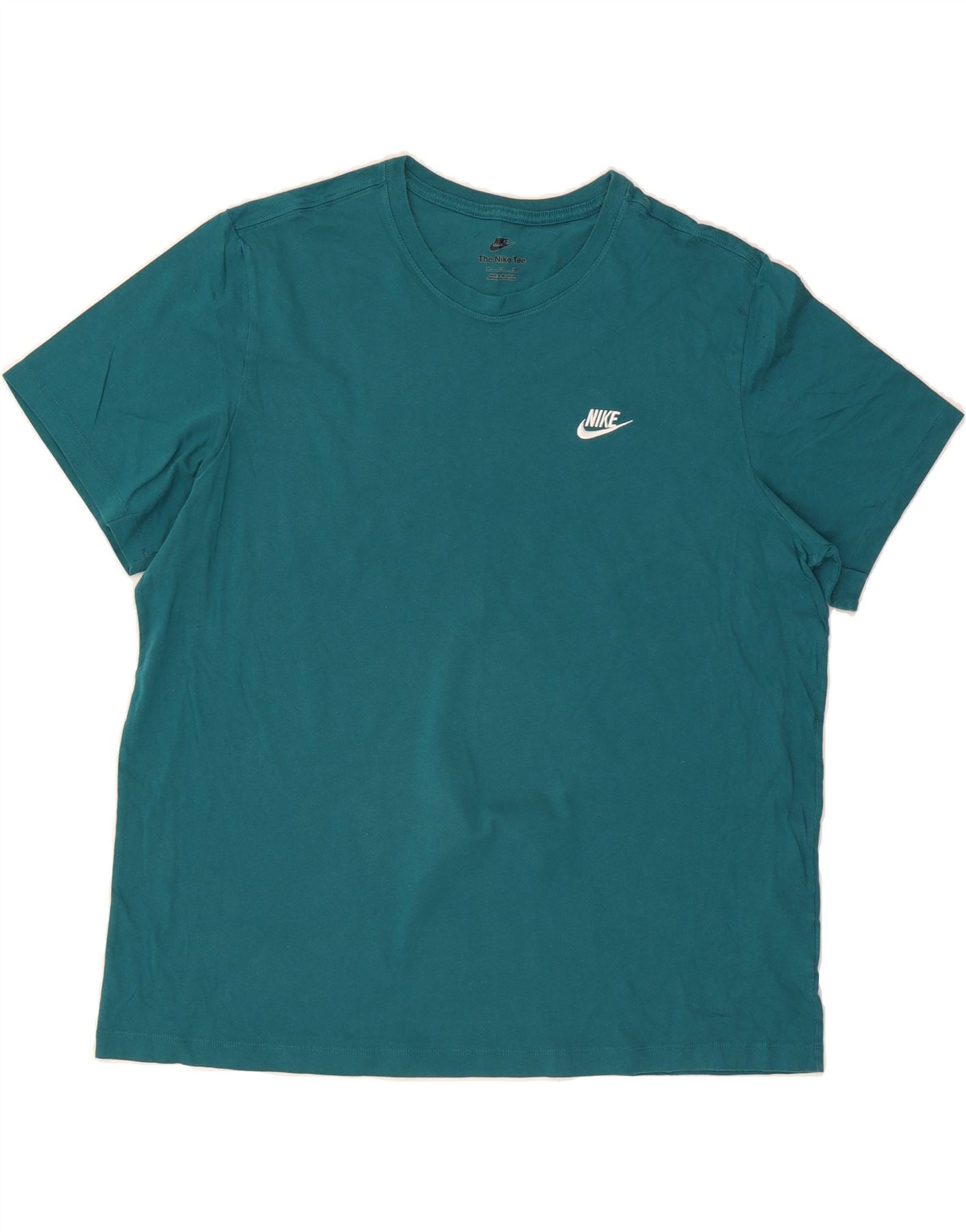 NIKE Mens T-Shirt Top 2XL Green Cotton Vintage Nike and Second-Hand Nike from Messina Hembry