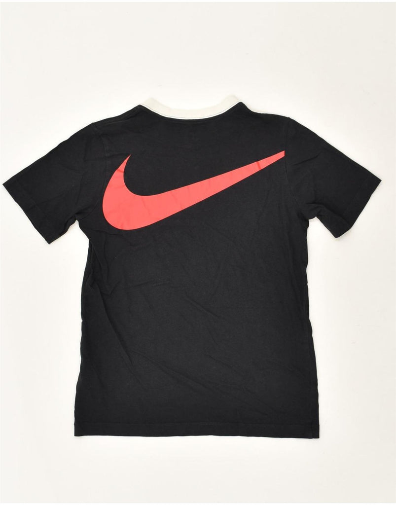 NIKE Boys Graphic T-Shirt Top 12-13 Years Large Black Cotton | Vintage Nike | Thrift | Second-Hand Nike | Used Clothing | Messina Hembry 