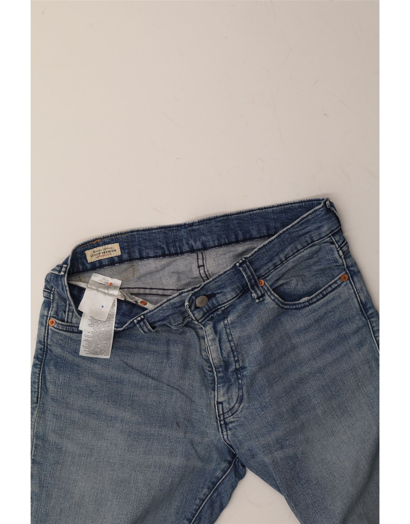 LEVI'S Mens Straight Jeans W32 L32 Blue Cotton Vintage Levi's and Second-Hand Levi's from Messina Hembry