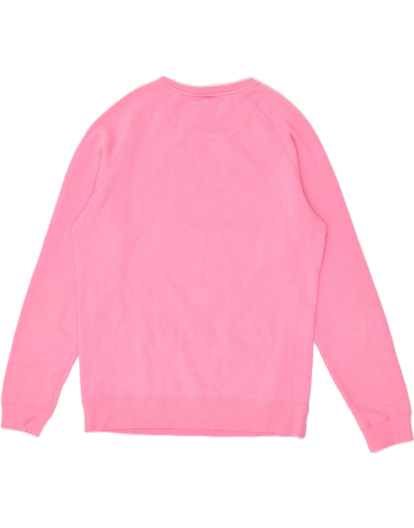 CHAMPION Womens Graphic Sweatshirt Jumper UK 14 Medium Pink Cotton | Vintage Champion | Thrift | Second-Hand Champion | Used Clothing | Messina Hembry