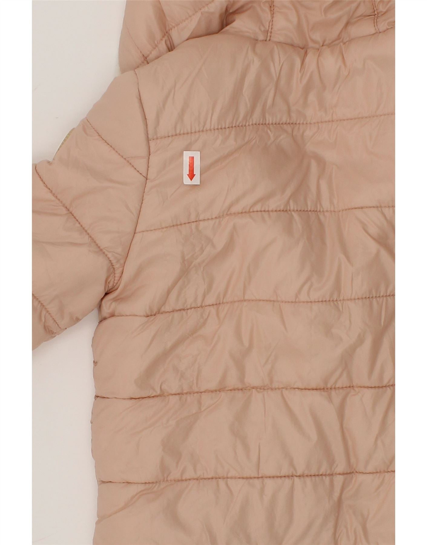 MICHAEL KORS Baby Girls Hooded Padded Jacket 12-18 Months Pink Nylon Vintage Michael Kors and Second-Hand Michael Kors from Messina Hembry