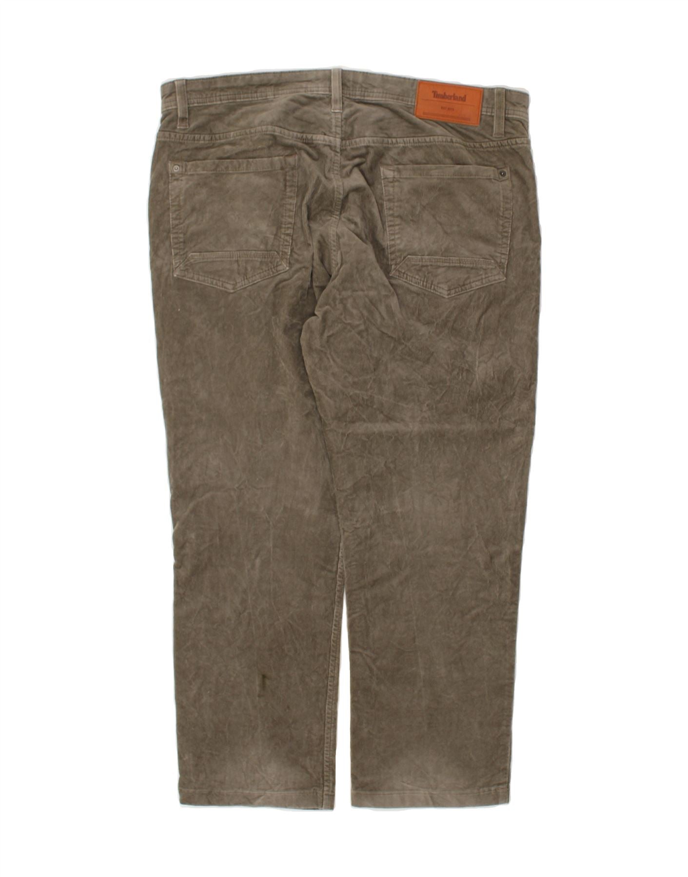 TIMBERLAND Mens Straight Corduroy Trousers W35 L27  Grey | Vintage Timberland | Thrift | Second-Hand Timberland | Used Clothing | Messina Hembry