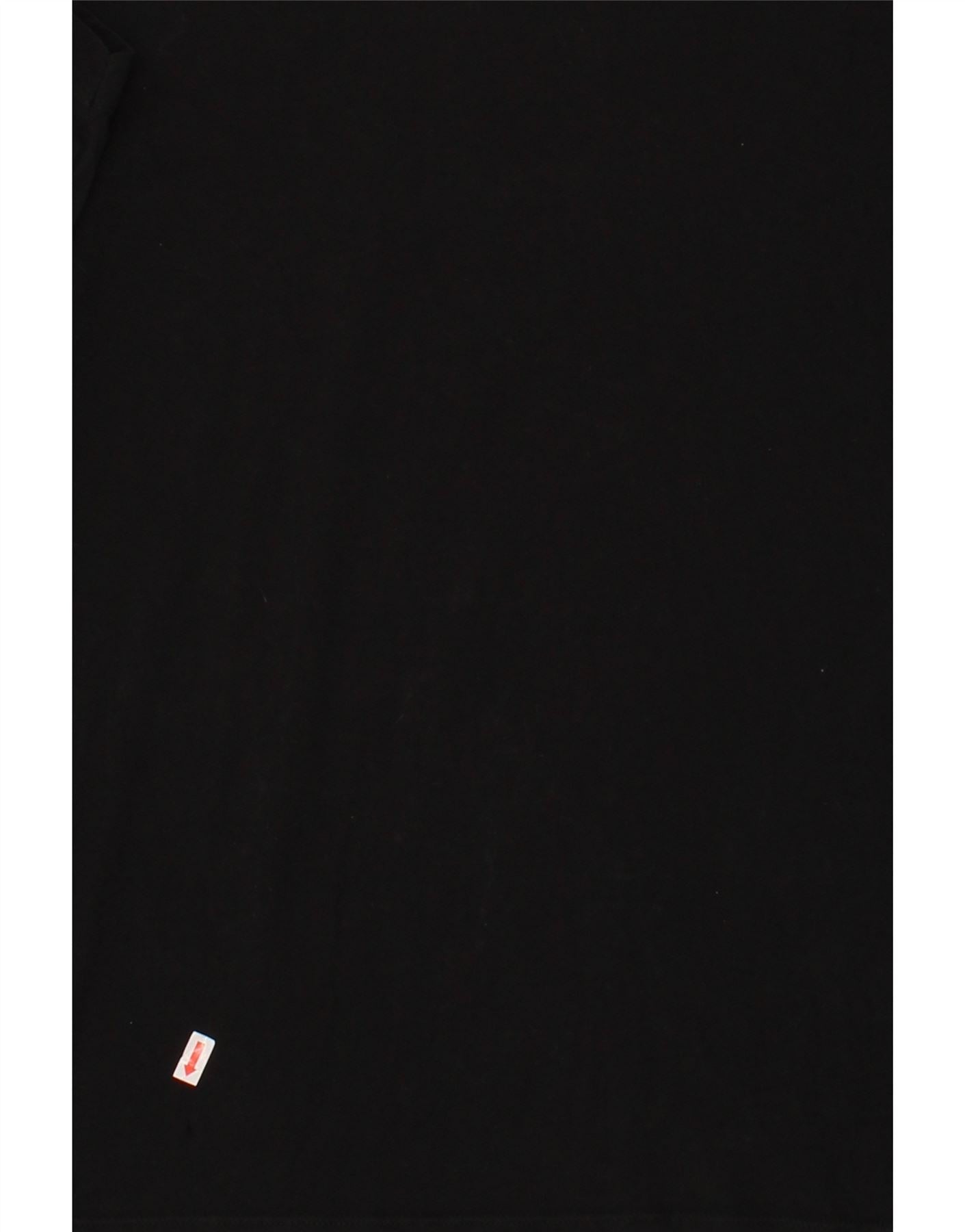 FILA Womens T-Shirt Top UK 12 Medium Black Vintage Fila and Second-Hand Fila from Messina Hembry