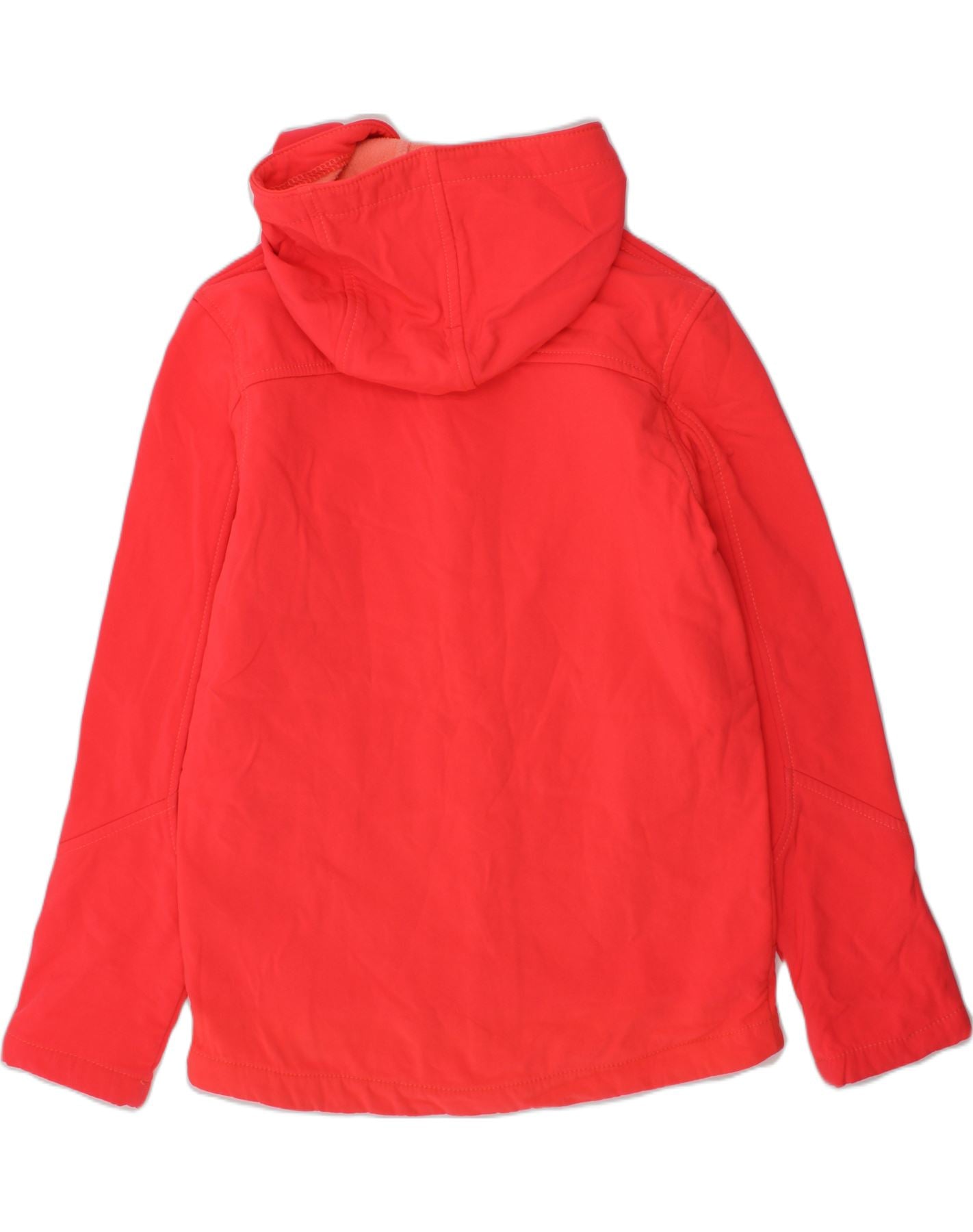 MOUNTAIN WAREHOUSE Girls Hooded Windbreaker Jacket 7-8 Years Red Polyester | Vintage Mountain Warehouse | Thrift | Second-Hand Mountain Warehouse | Used Clothing | Messina Hembry