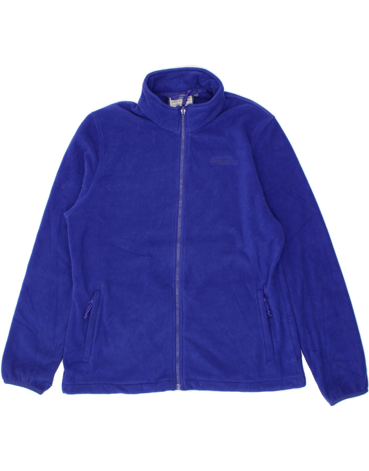 MOUNTAIN WAREHOUSE Womens Fleece Jacket UK 16 Large Blue Polyester Vintage Mountain Warehouse and Second-Hand Mountain Warehouse from Messina Hembry
