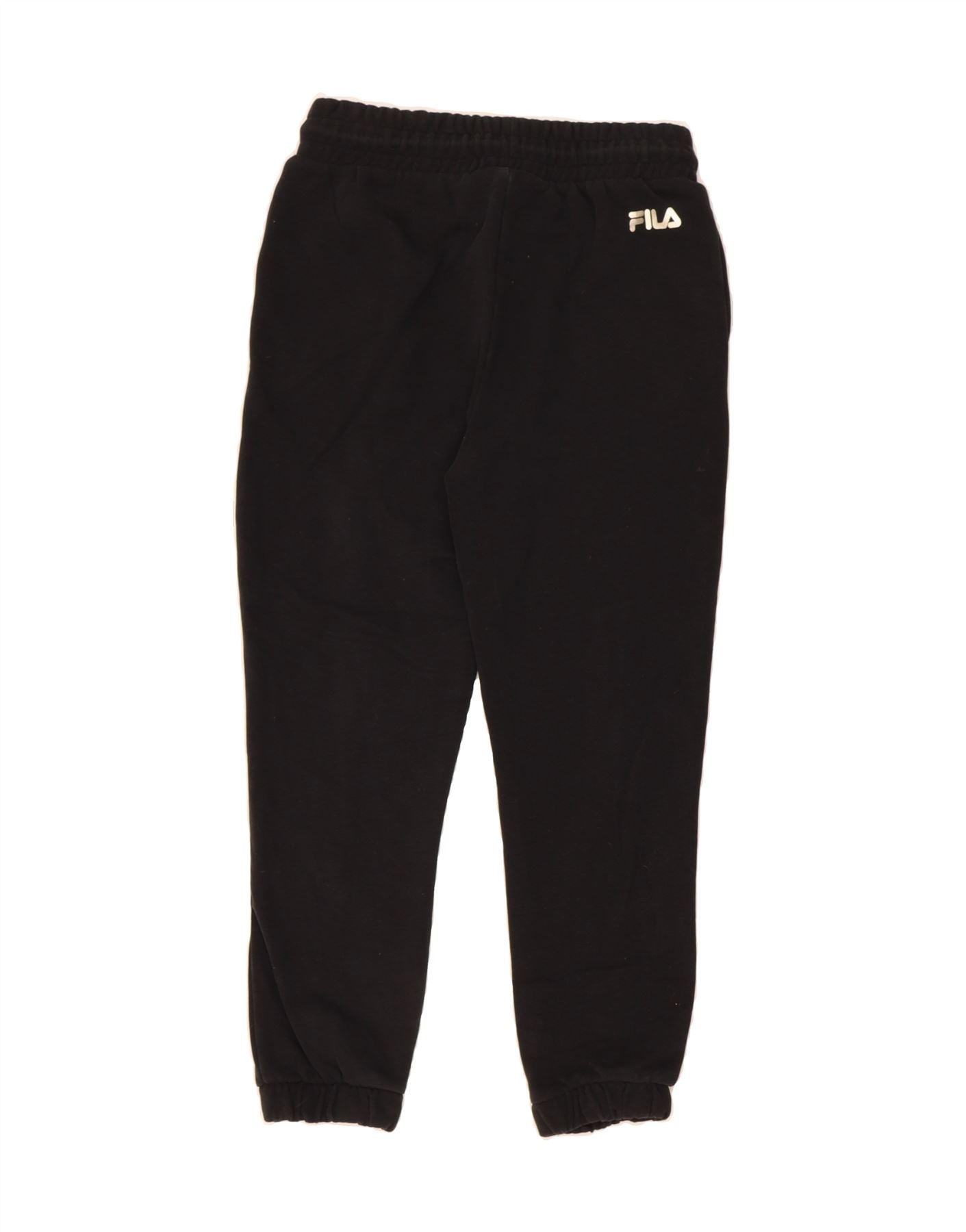FILA Womens Tracksuit Trousers Joggers UK 6 XS  Black Cotton Vintage Fila and Second-Hand Fila from Messina Hembry