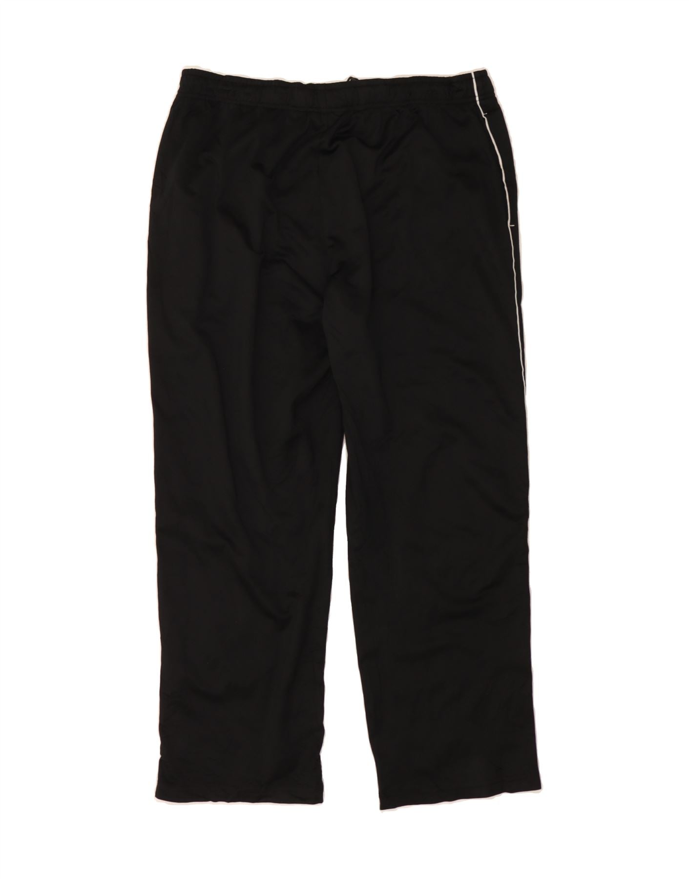 FILA Mens Tracksuit Trousers XL Black Polyester Vintage Fila and Second-Hand Fila from Messina Hembry