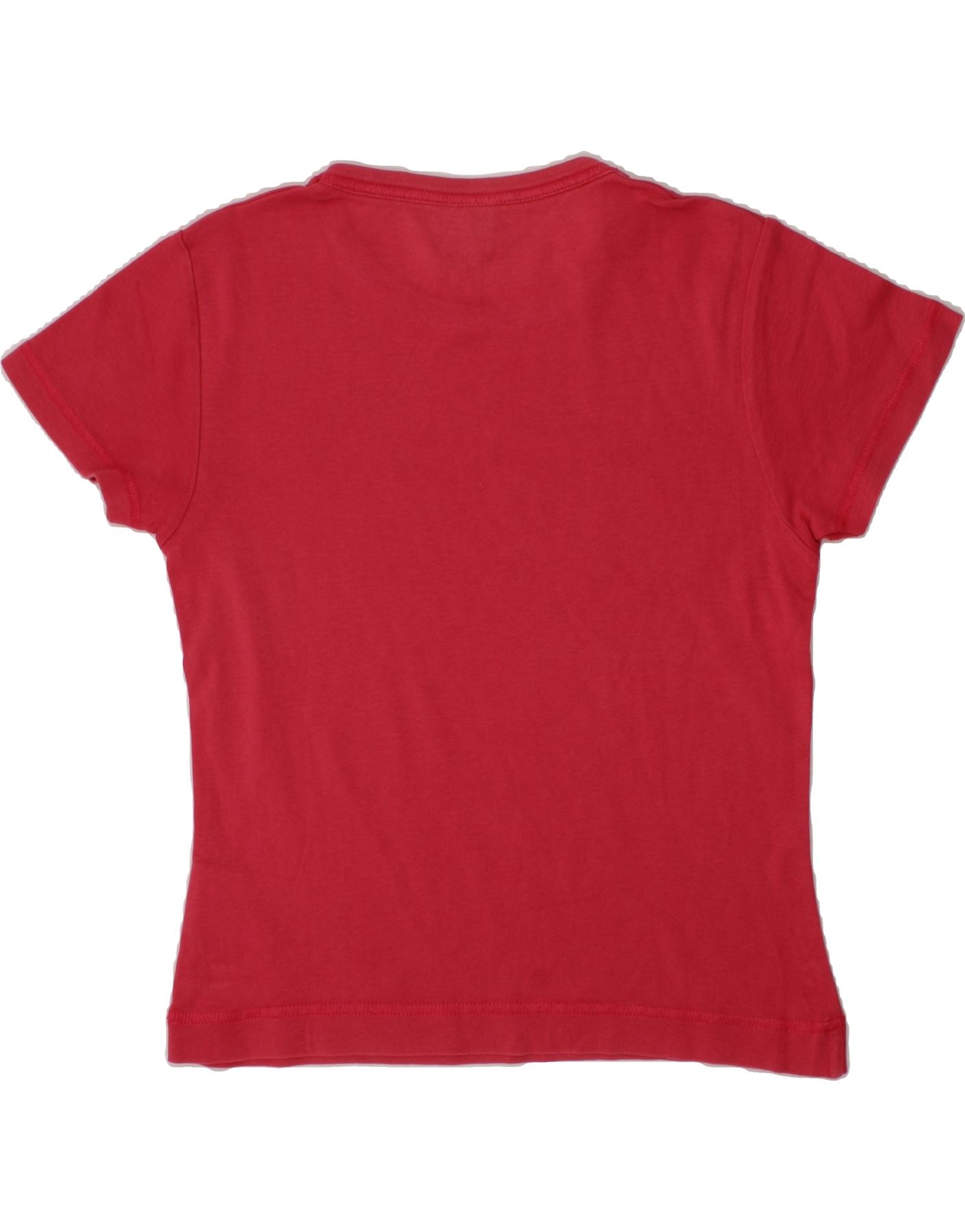 LEE Girls Graphic T-Shirt Top 11-12 Years Medium Red Cotton Vintage Lee and Second-Hand Lee from Messina Hembry
