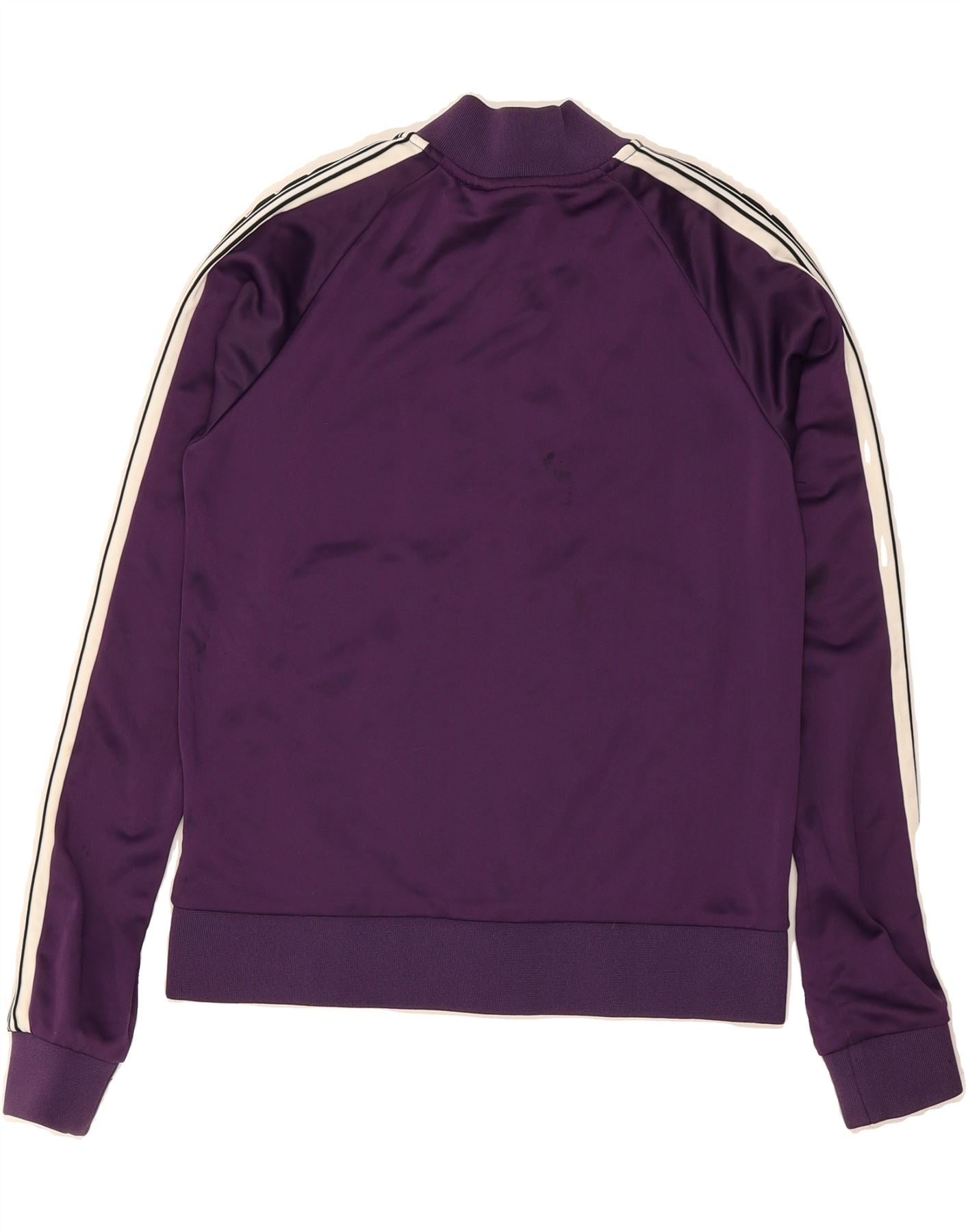 ELLESSE Womens Heritage Loose Fit Tracksuit Top Jacket UK 6 XS Purple Vintage Ellesse and Second-Hand Ellesse from Messina Hembry