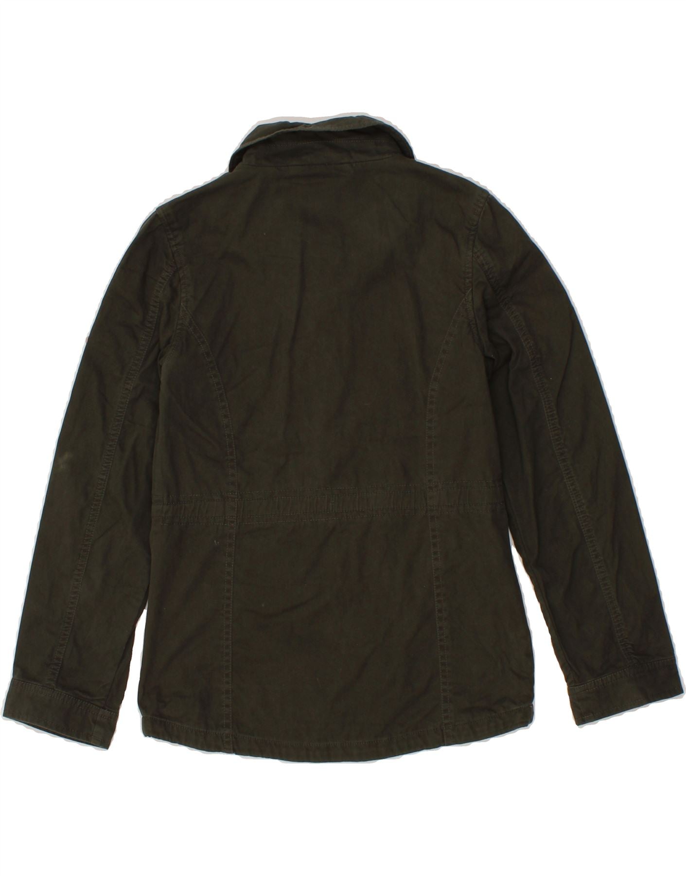 JOULES Girls Bomber Jacket 9-10 Years Khaki Cotton Vintage Joules and Second-Hand Joules from Messina Hembry