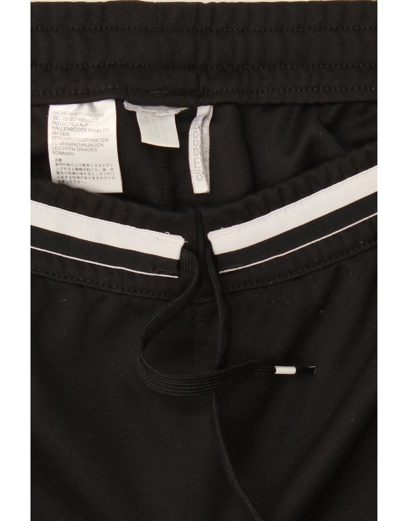 ADIDAS Womens Climacool Tracksuit Trousers Medium Black Vintage Adidas and Second-Hand Adidas from Messina Hembry