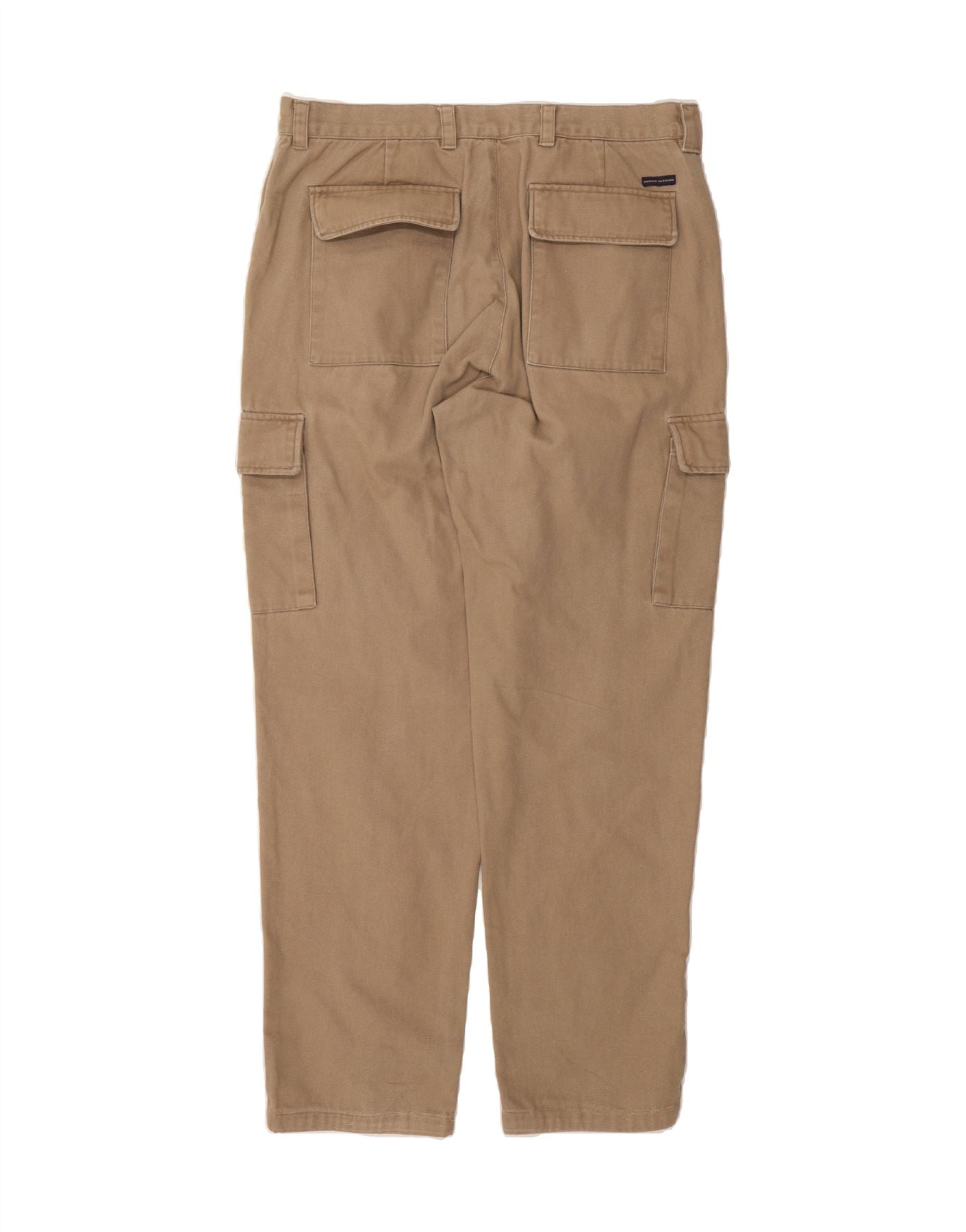 SERGIO TACCHINI Mens Straight Cargo Trousers IT 54 2XL W38 L34 Brown Vintage Sergio Tacchini and Second-Hand Sergio Tacchini from Messina Hembry