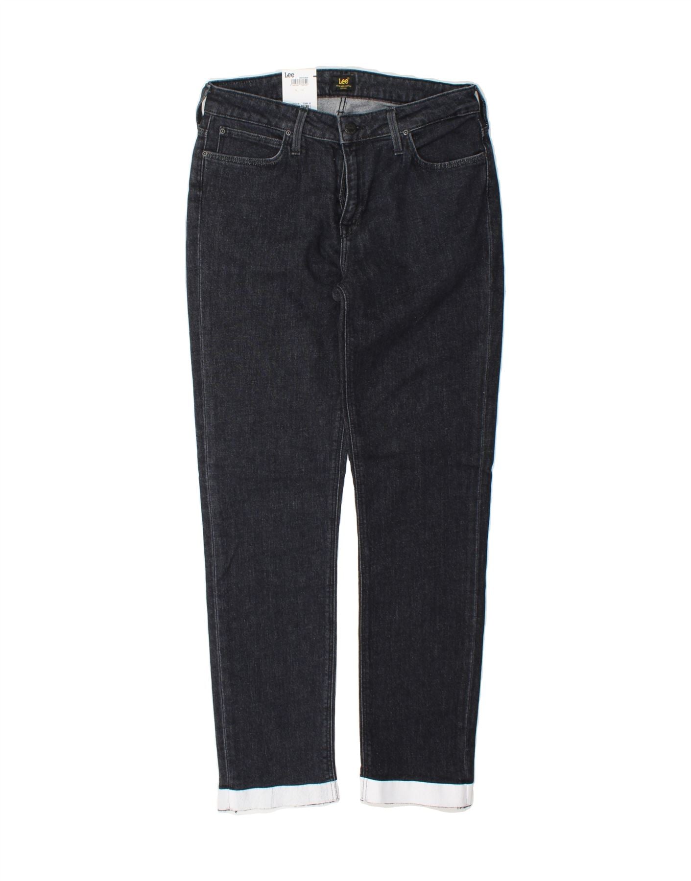 LEE Womens Elly Slim Straight Jeans W30 L35 Grey Cotton Vintage Lee and Second-Hand Lee from Messina Hembry