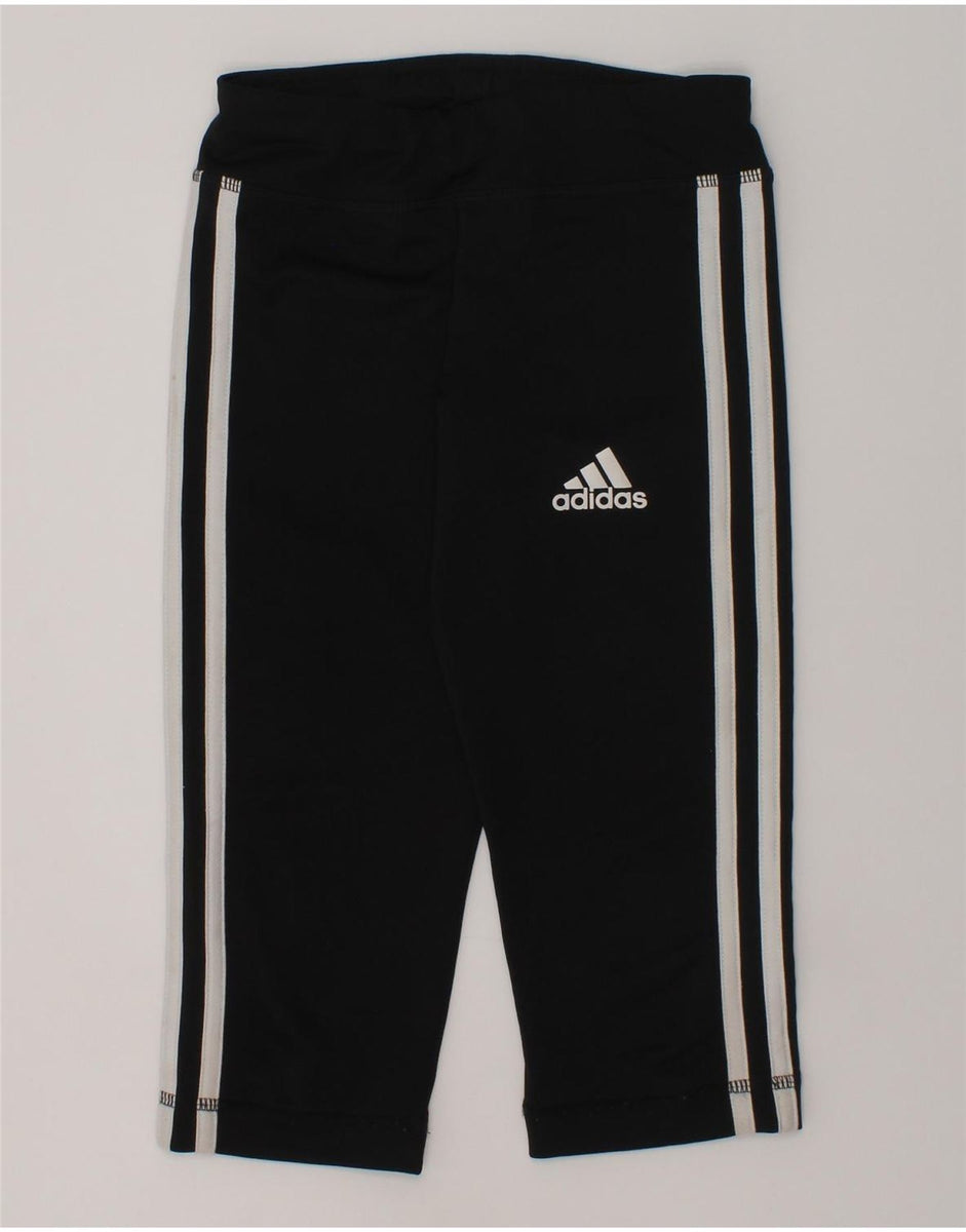 Pantaloni della tuta ADIDAS Climalite per ragazzi 7 8 anni Poliestere nero