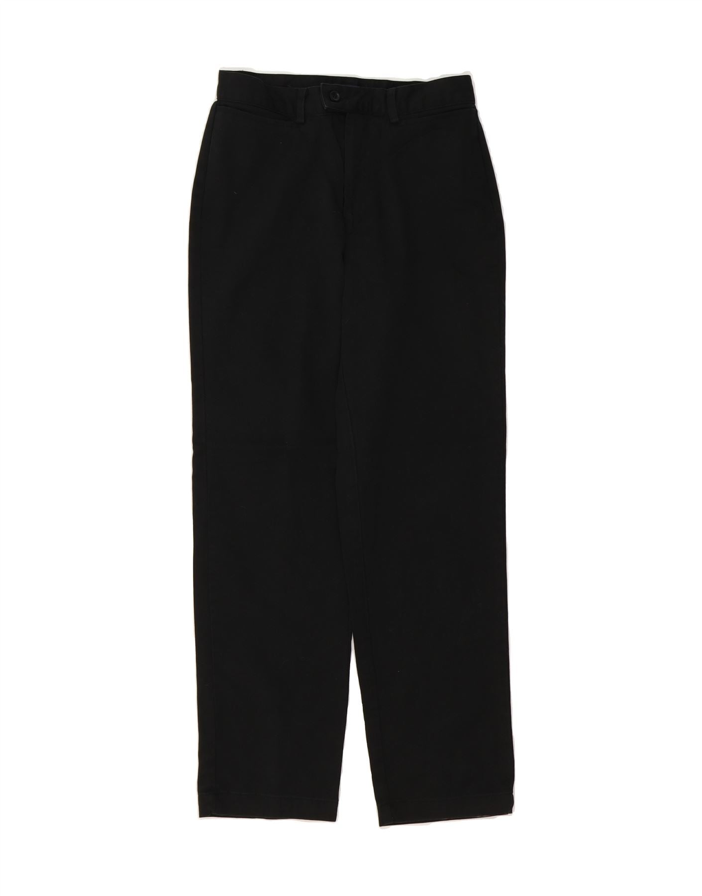 DOCKERS Womens Petite High Waist Suit Trousers US 6 Medium W25 L28 Black Vintage Dockers and Second-Hand Dockers from Messina Hembry