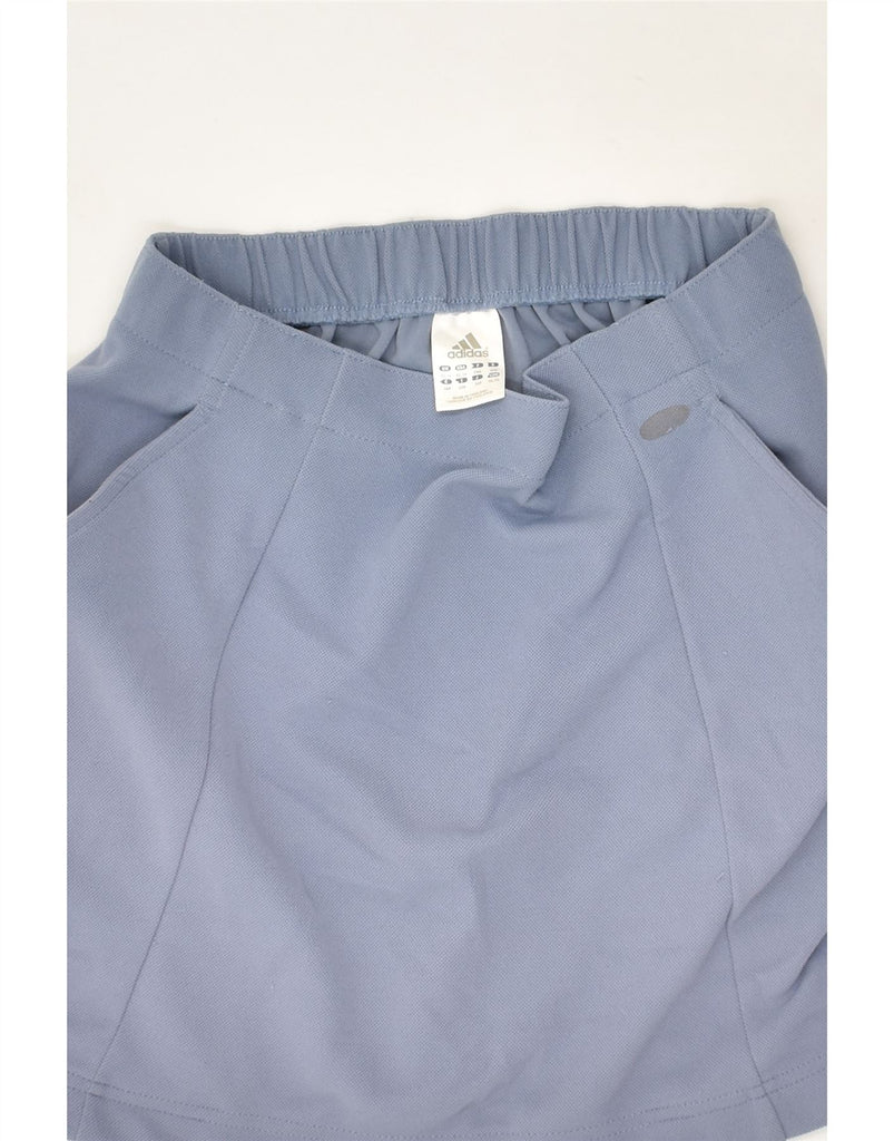 ADIDAS Girls Tennis Skirt 13-14 Years Blue Polyester | Vintage Adidas | Thrift | Second-Hand Adidas | Used Clothing | Messina Hembry 