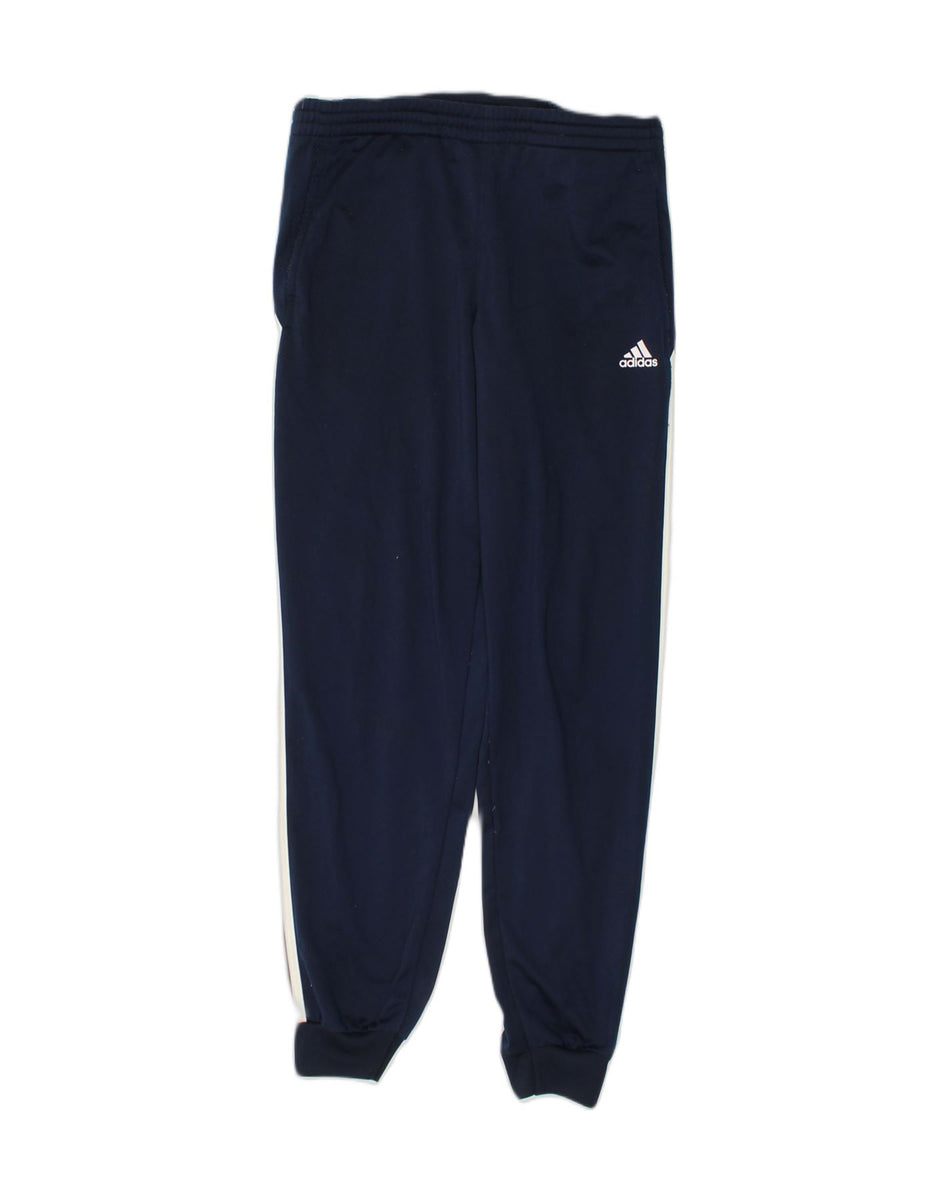 ADIDAS Womens Tracksuit Trousers Joggers UK 40/42 Medium Blue