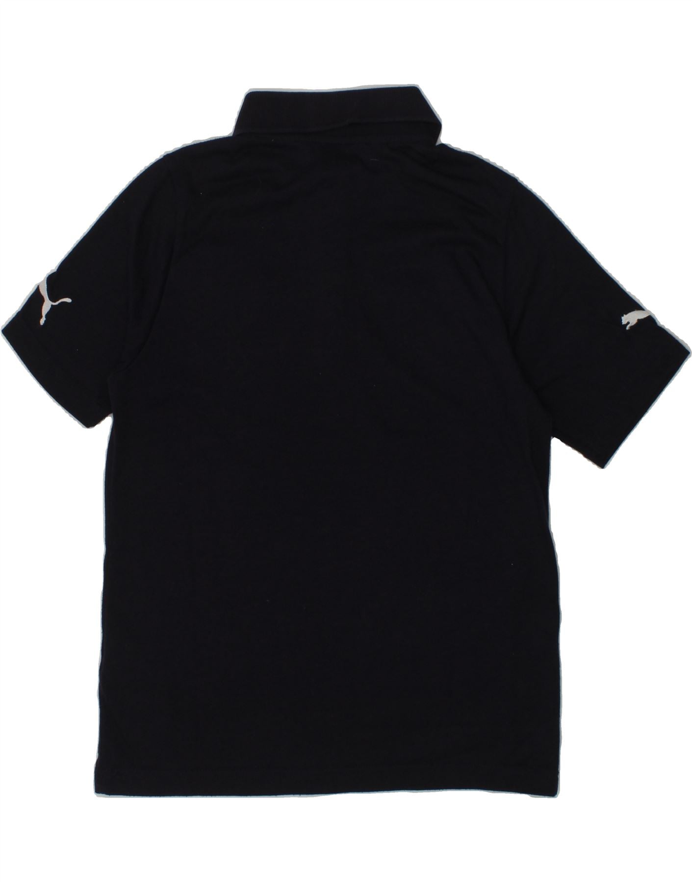 PUMA Boys Feyenoord Rotterdam Graphic Polo Shirt 9-10 Years Navy Blue | Vintage Puma | Thrift | Second-Hand Puma | Used Clothing | Messina Hembry