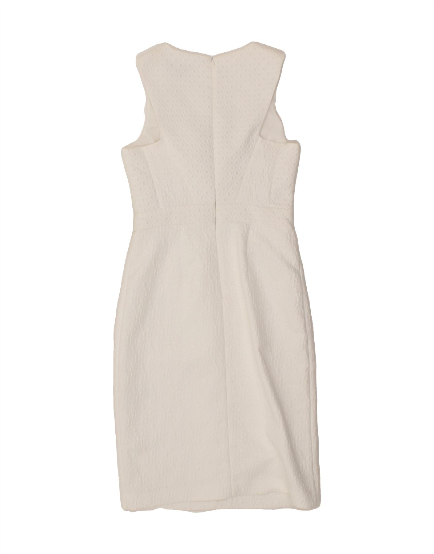COAST Womens Sheath Dress UK 8 Small White Polyester Vintage Coast and Second-Hand Coast from Messina Hembry
