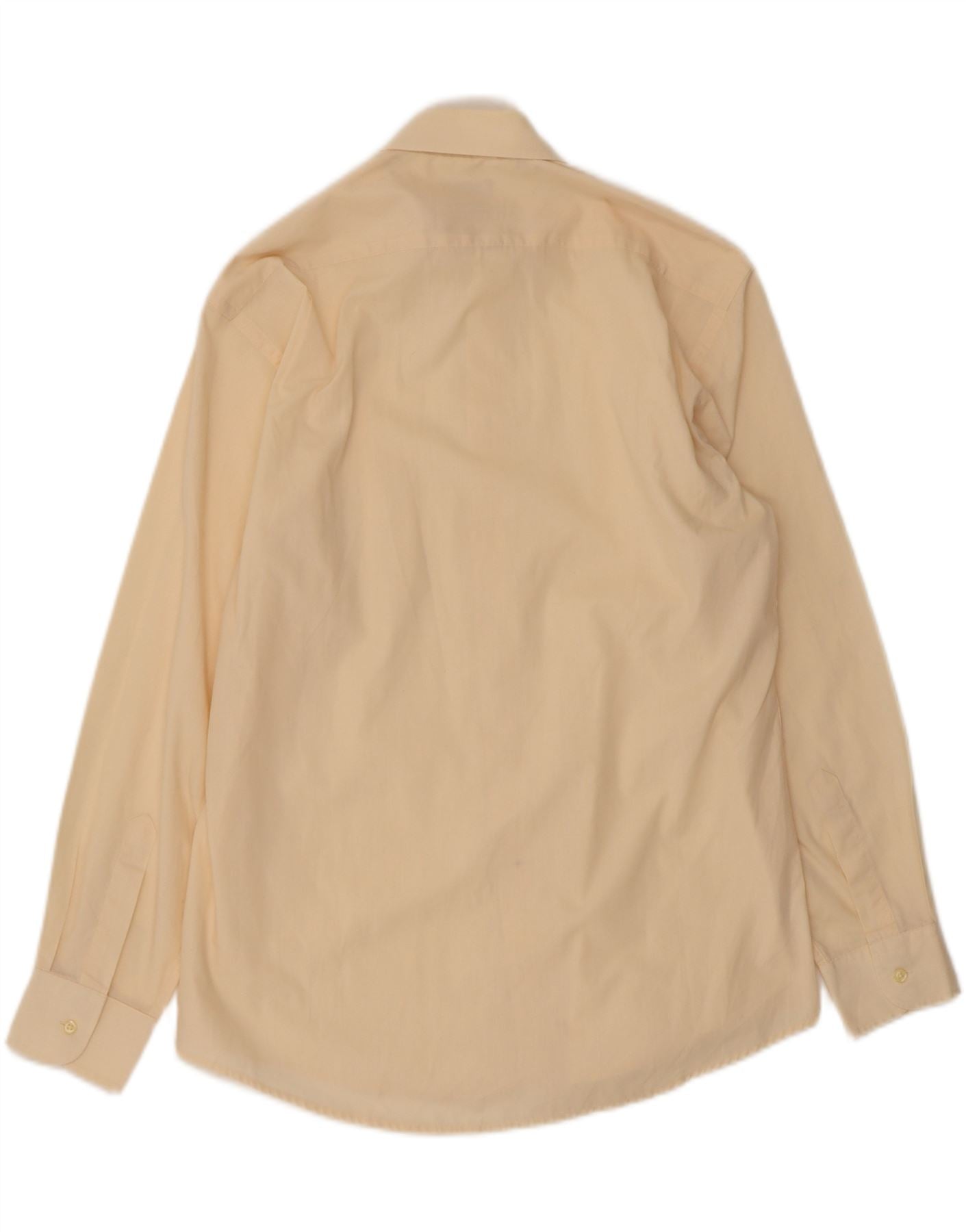 PIERRE CARDIN Mens Easy Care Shirt Size 39 15 1/2 Medium Off White Cotton Vintage Pierre Cardin and Second-Hand Pierre Cardin from Messina Hembry
