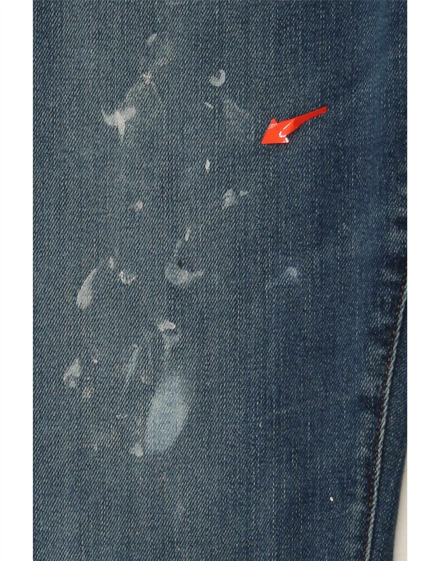 TOMMY HILFIGER Mens Bleecker Slim Jeans W33 L34 Blue Cotton Vintage Tommy Hilfiger and Second-Hand Tommy Hilfiger from Messina Hembry