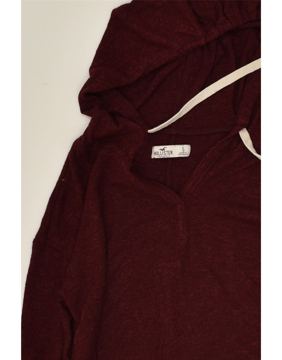 Burgundy hotsell hollister hoodie