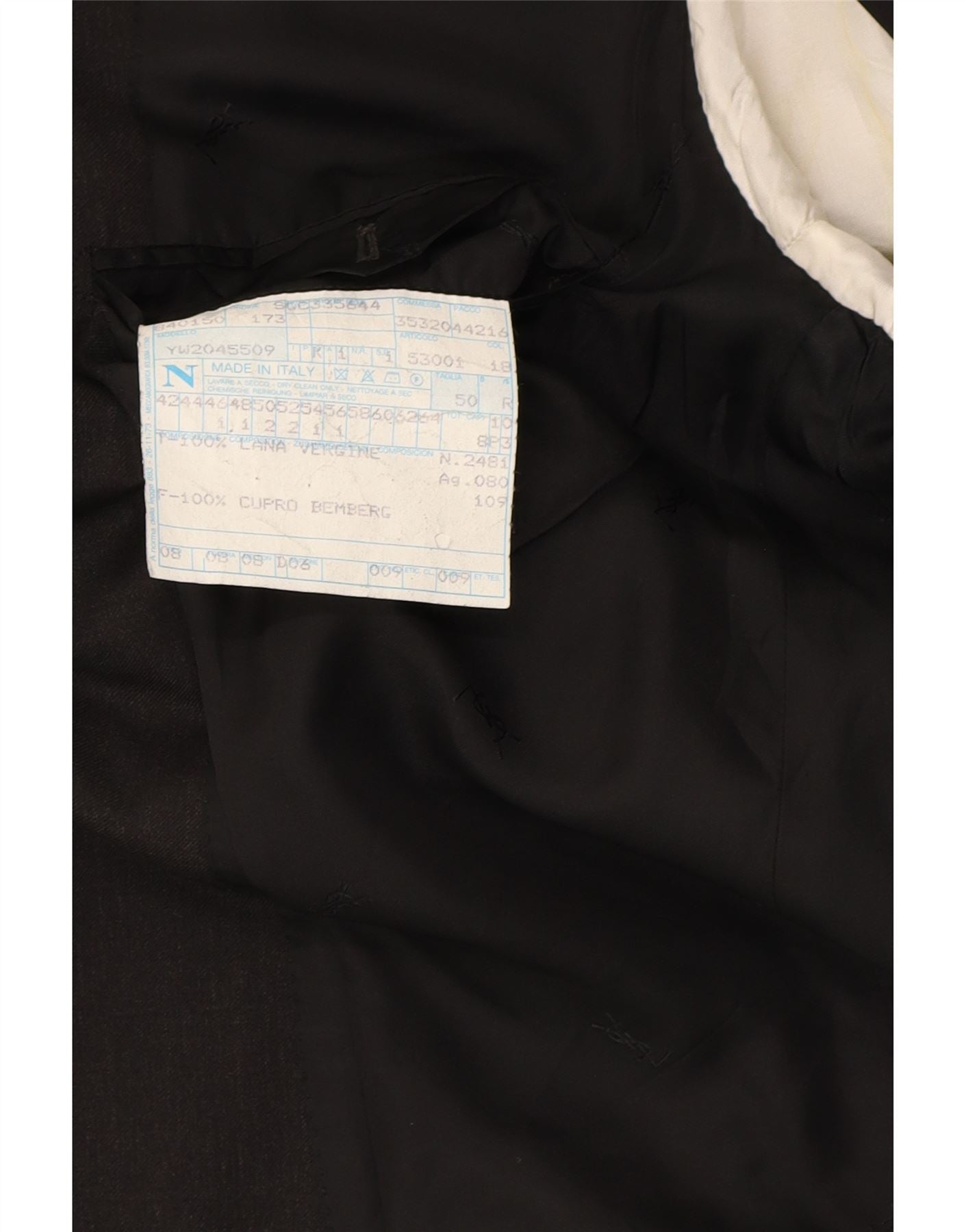 YVES SAINT LAURENT Mens 2 Piece Suit IT 50 Large W34 L28 Grey Classic Vintage Yves Saint Laurent and Second-Hand Yves Saint Laurent from Messina Hembry